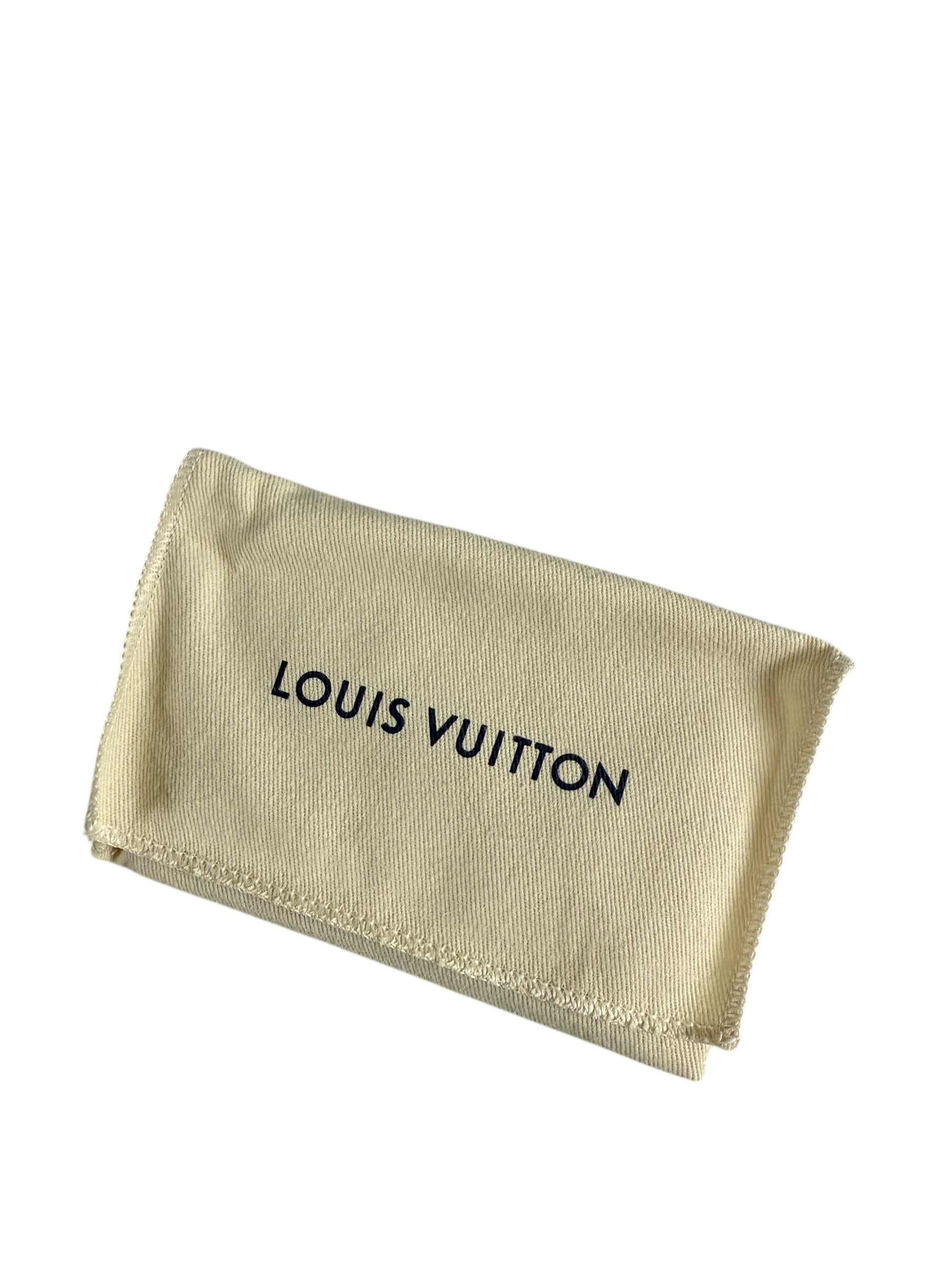 PORTE CARTE DOUBLE LOUIS VUITTON - NOIR