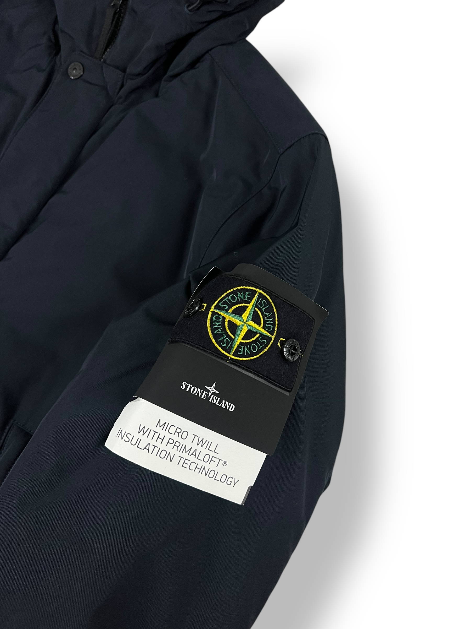 VESTE STONE ISLAND MICRO TWILL WITH PRIMALOFT