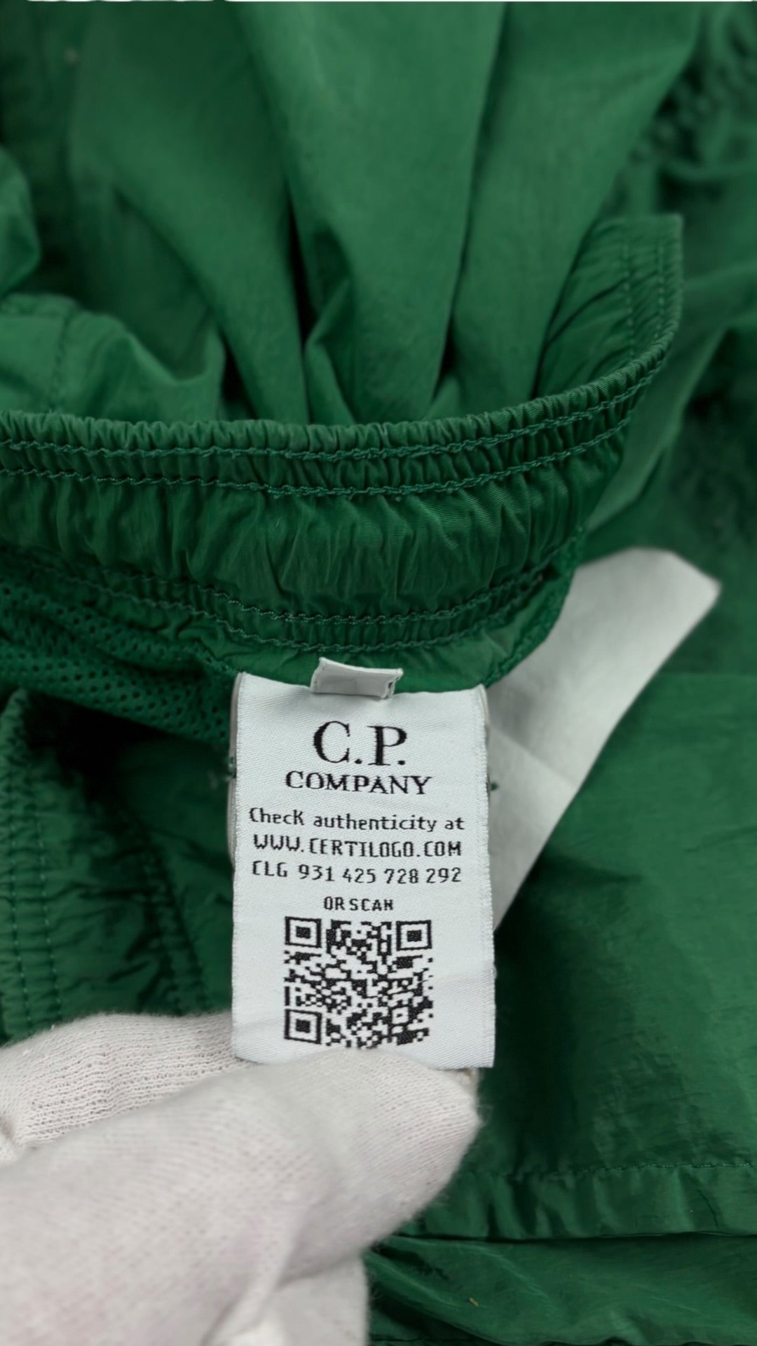 Short de Bain C.P Company vert taille 46 - Vue côté
