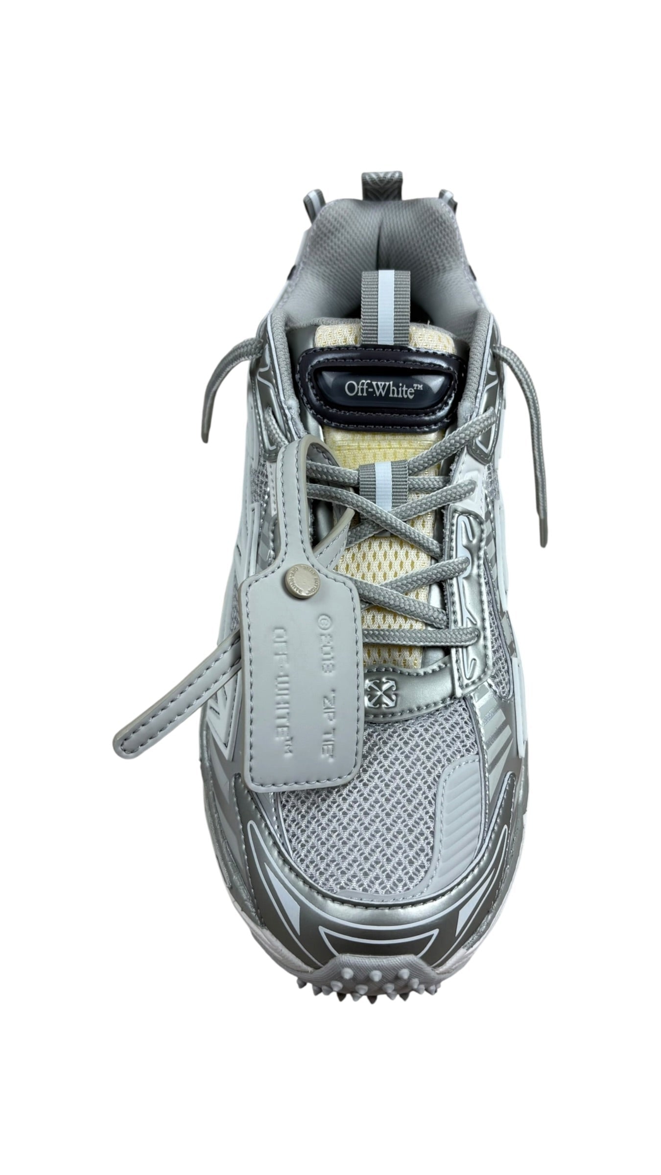 Sneakers Off-White Be Right Back gris argent - Neuf