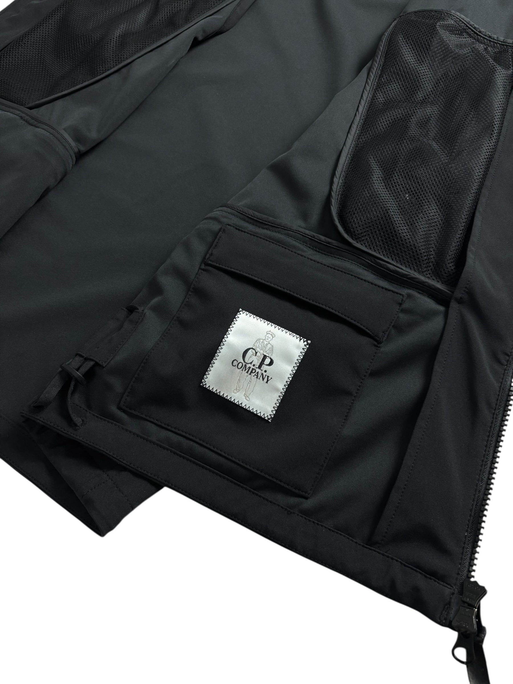 GILET C.P COMPANY SHELL-R - NOIR - TAILLE 48
