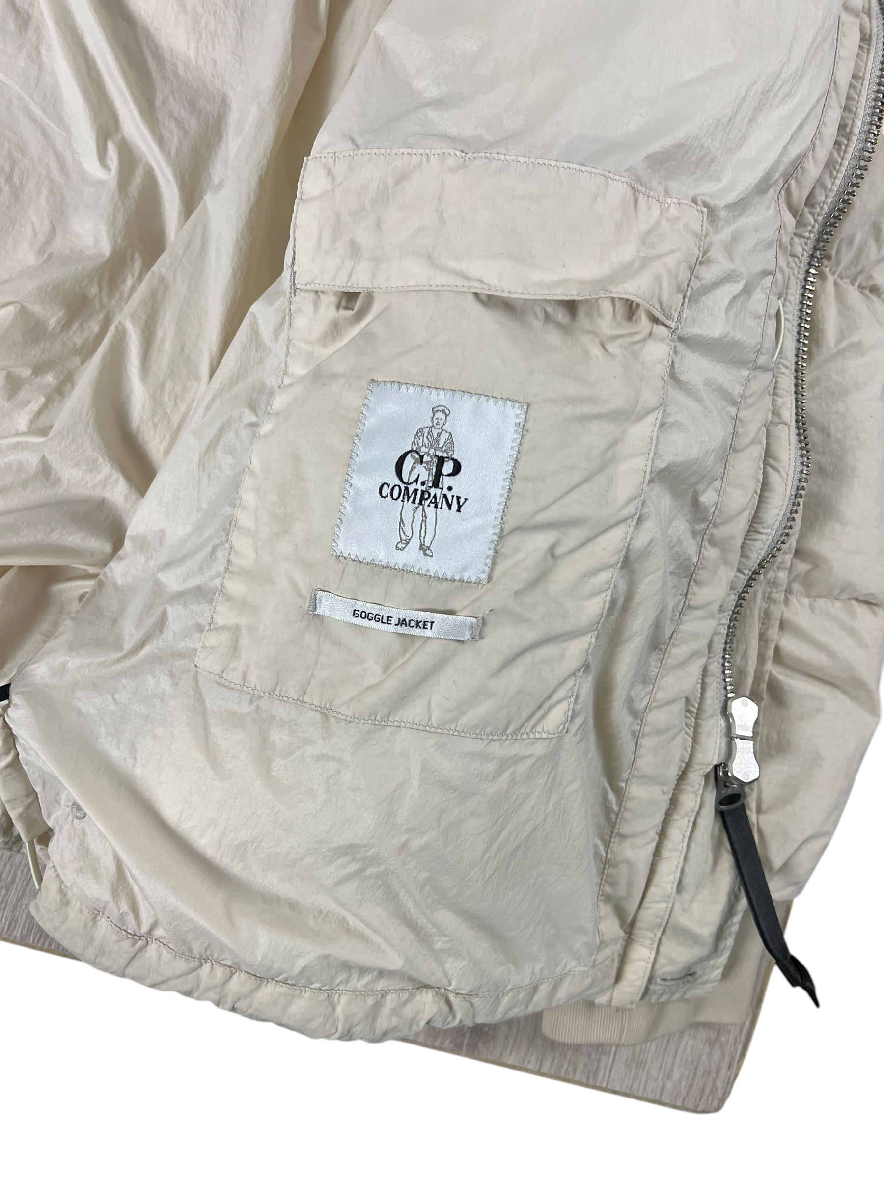 DOUDOUNE C.P COMPANY FLATT NYLON GARMENT DYEING DOWN JACKET