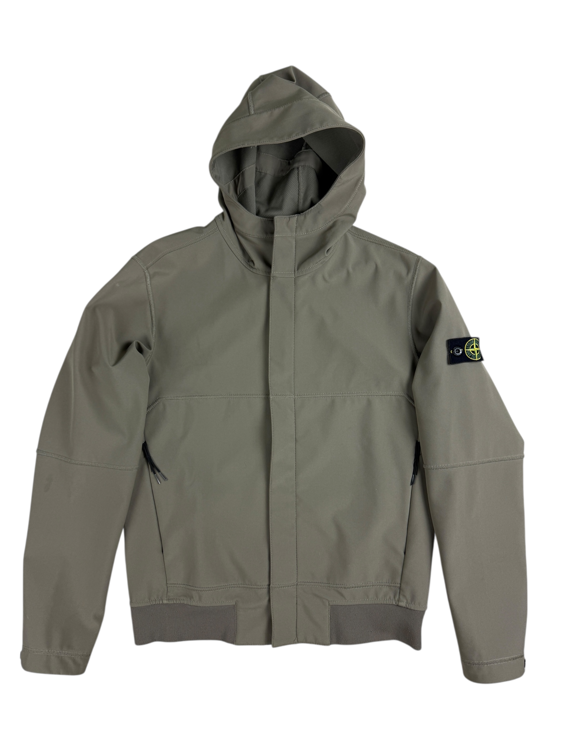 VESTE STONE ISLAND SOFT SHELL - KAKI- TAILLE 14 ANS