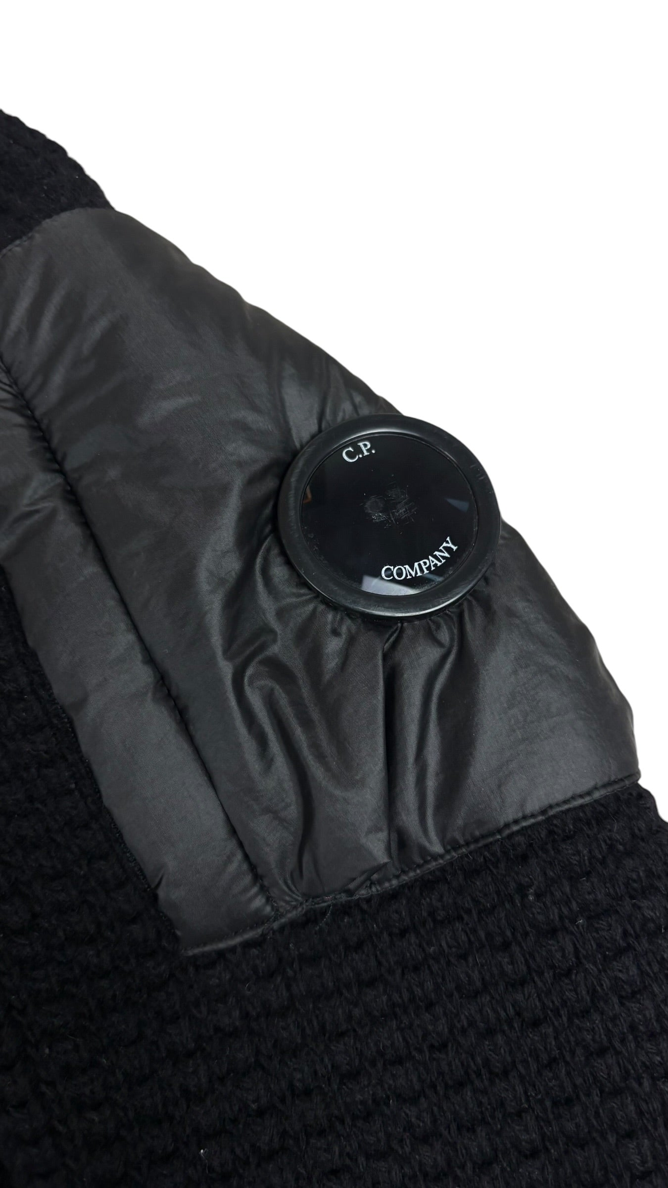 Cardigan Hybride C.P Company Down Jacket - Noir - Taille 50
