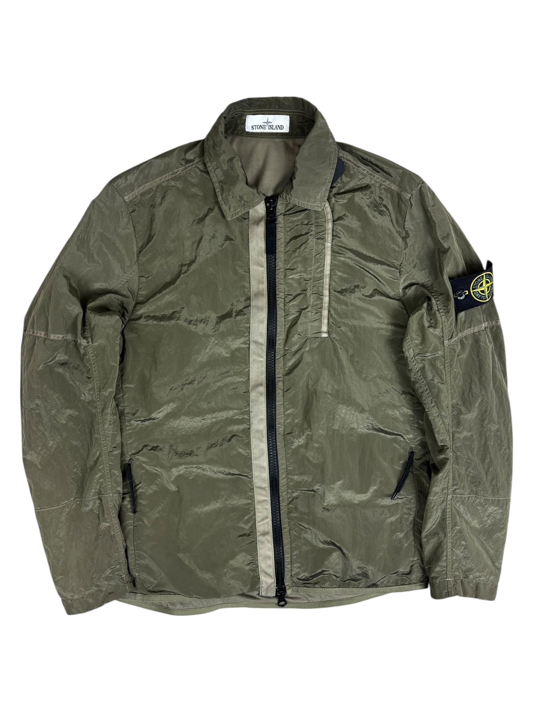 VESTE STONE ISLAND NYLON MÉTAL - KAKI - TAILLE S