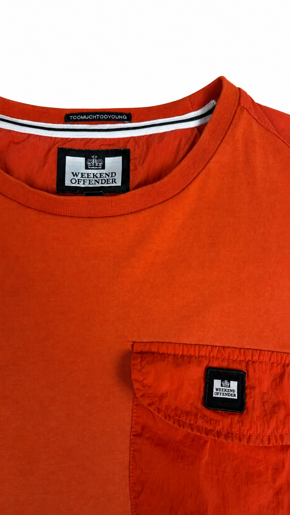Tee-shirt Weekend Offender orange taille L - vue 2/3