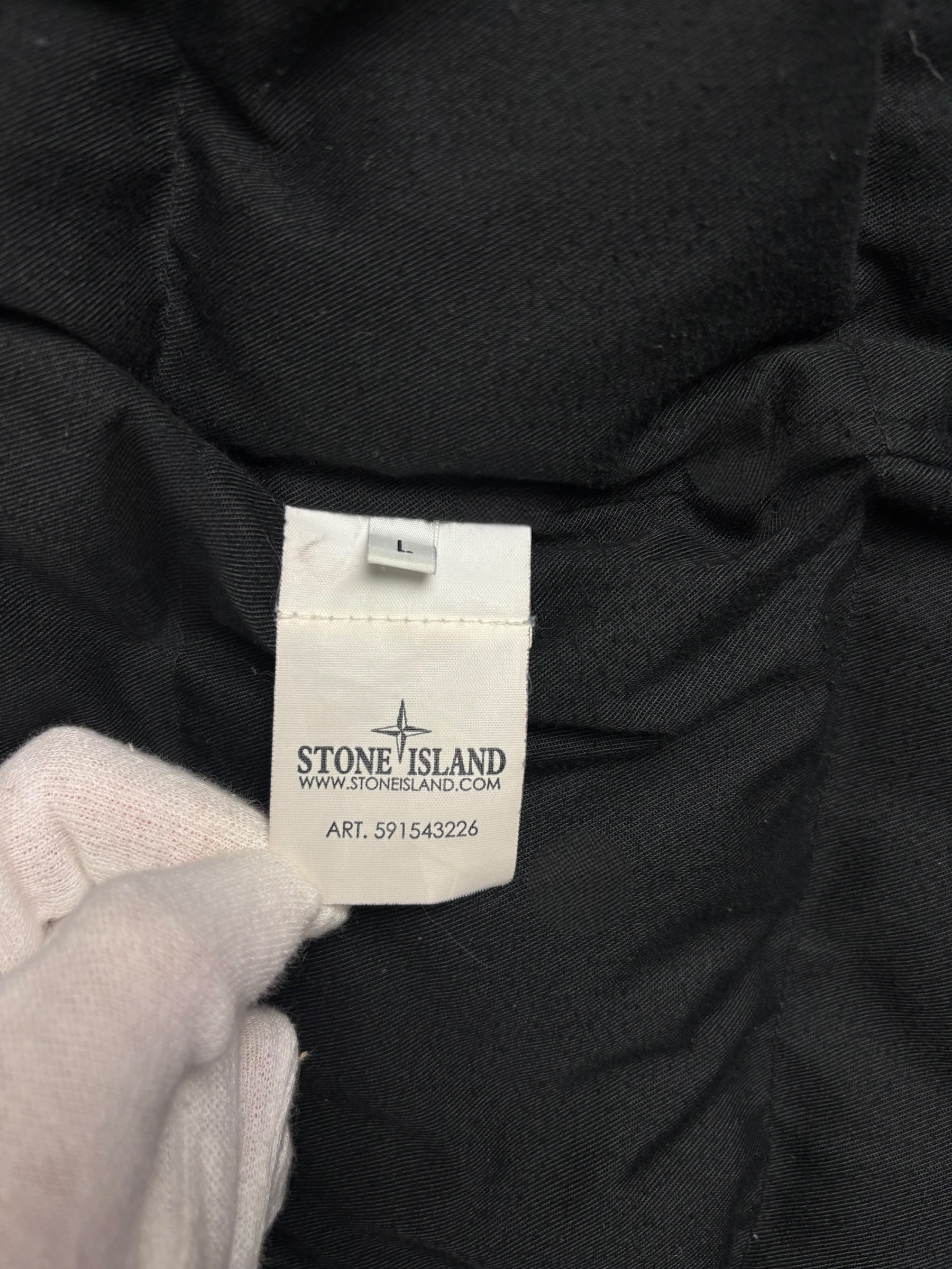 PARKA STONE ISLAND MICRO REPS DOWN - NOIR - TAILLE L