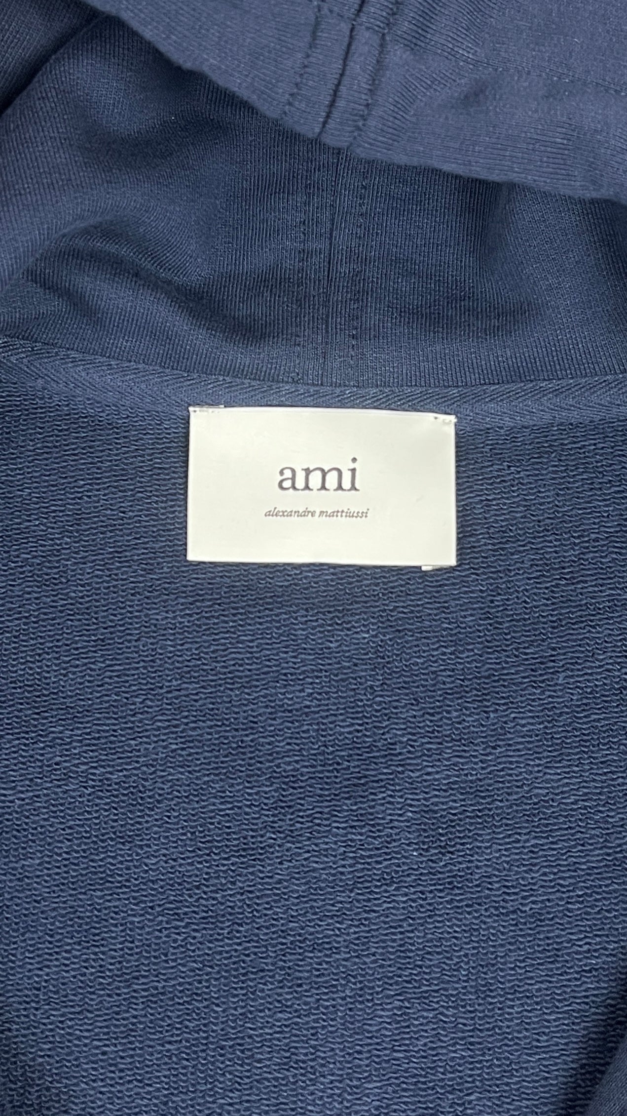 Sweat à Capuche Zippé Ami de Coeur Ami Paris - Marine - Neuf