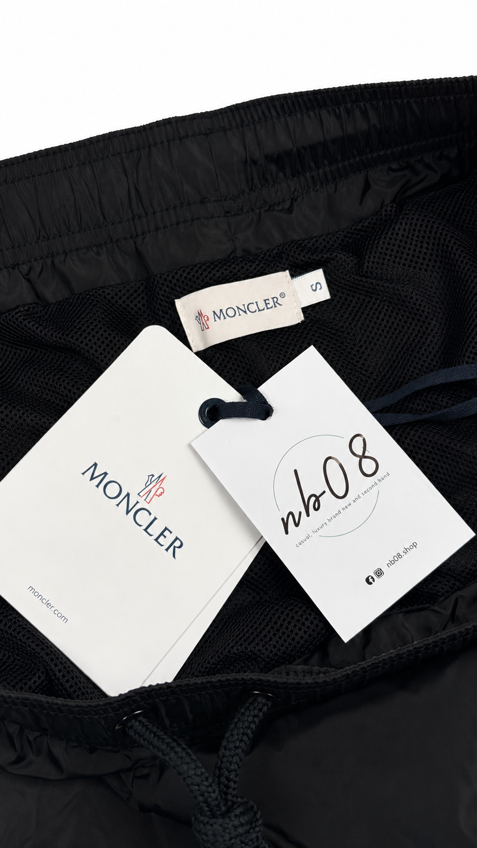 Short de bain Moncler noir taille S - vue 5/7