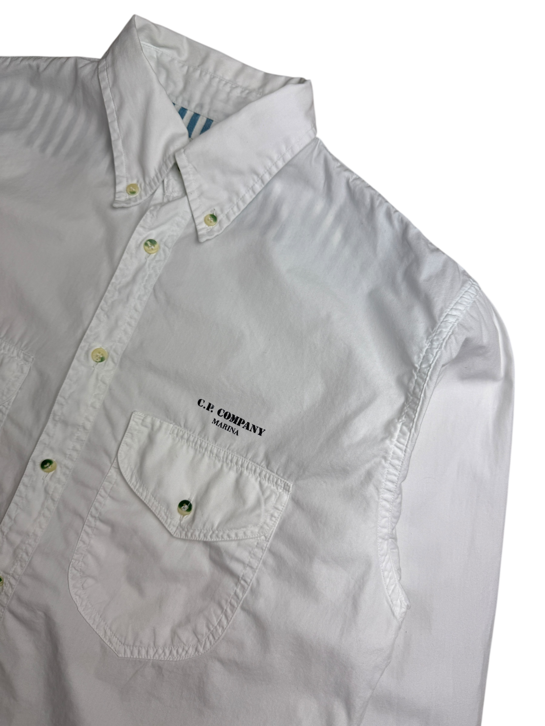 CHEMISE C.P COMPANY MARINA VINTAGE - BLANC - TAILLE M