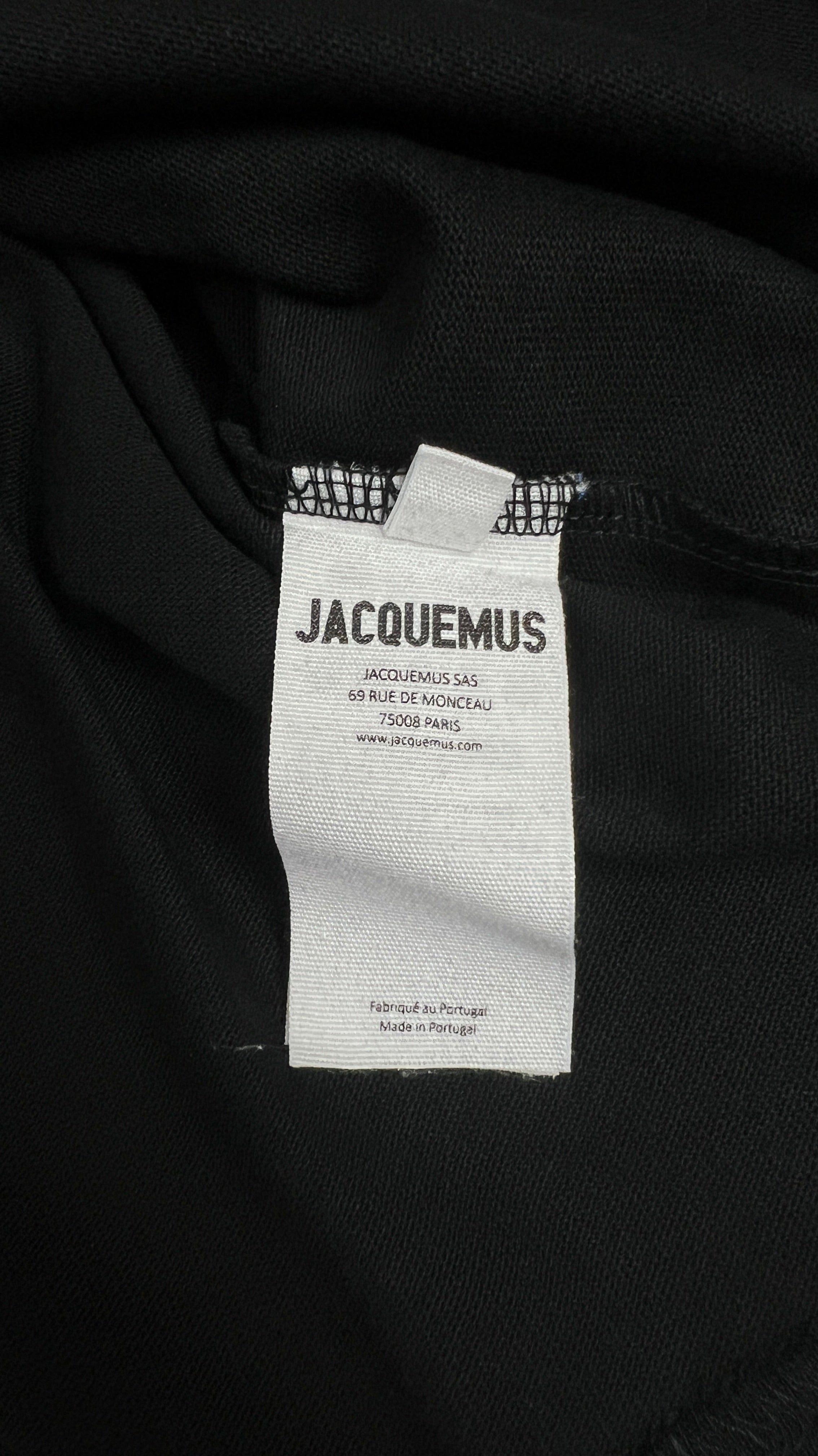 T-shirt Gros Grain Jacquemus - Noir - Neuf