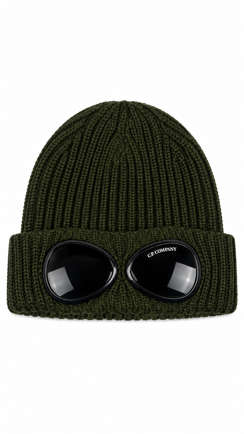 Bonnet C.P Company Goggle - Kaki - Taille UNI