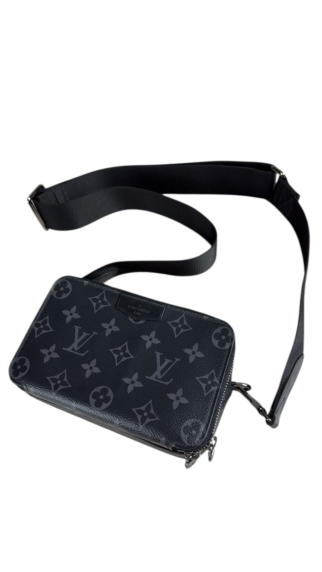SACOCHE LOUIS VUITTON ALPHA ÉCLIPSE - NOIR
