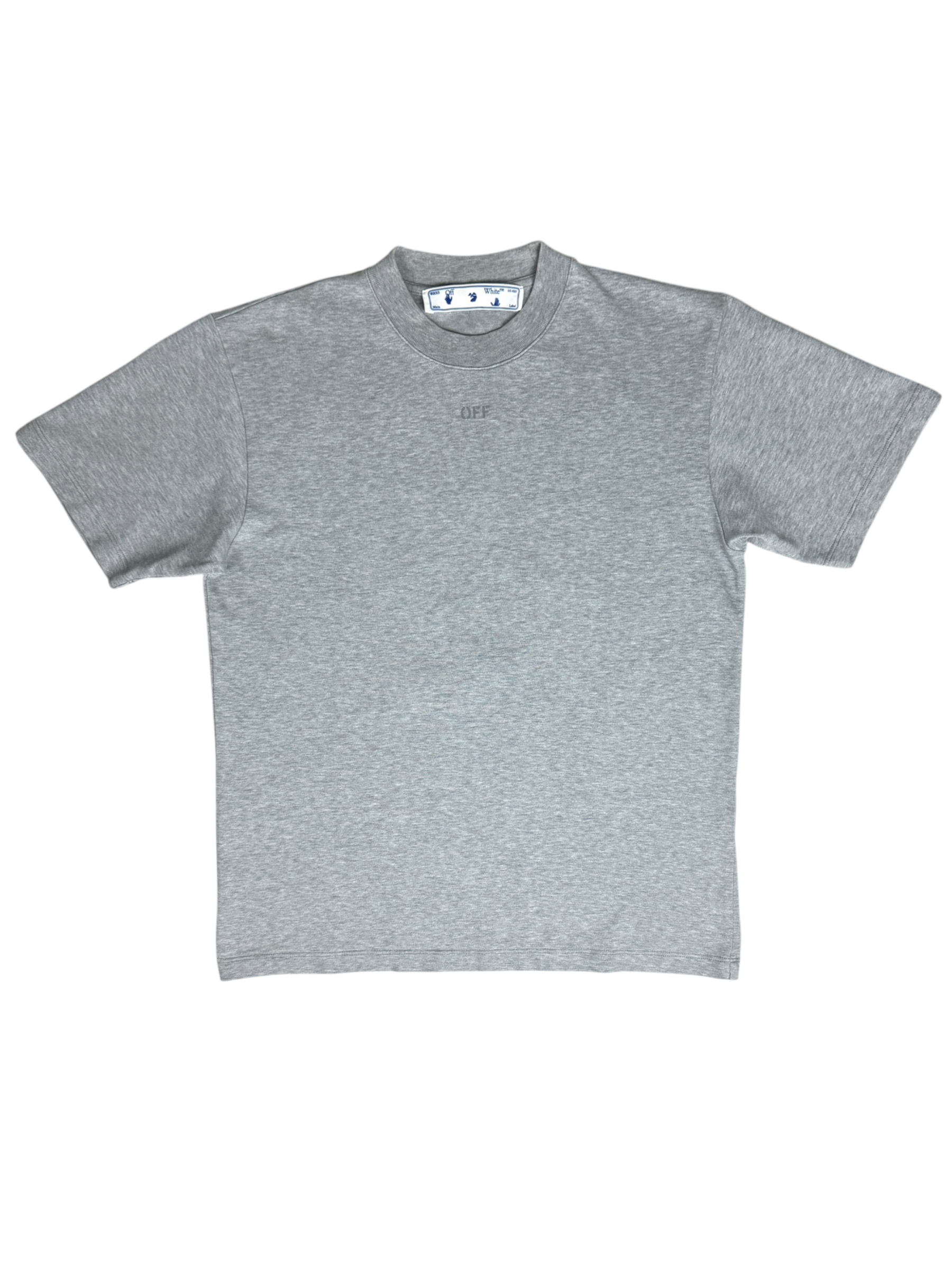 TEE-SHIRT OFF WHITE - GRIS - TAILLE S