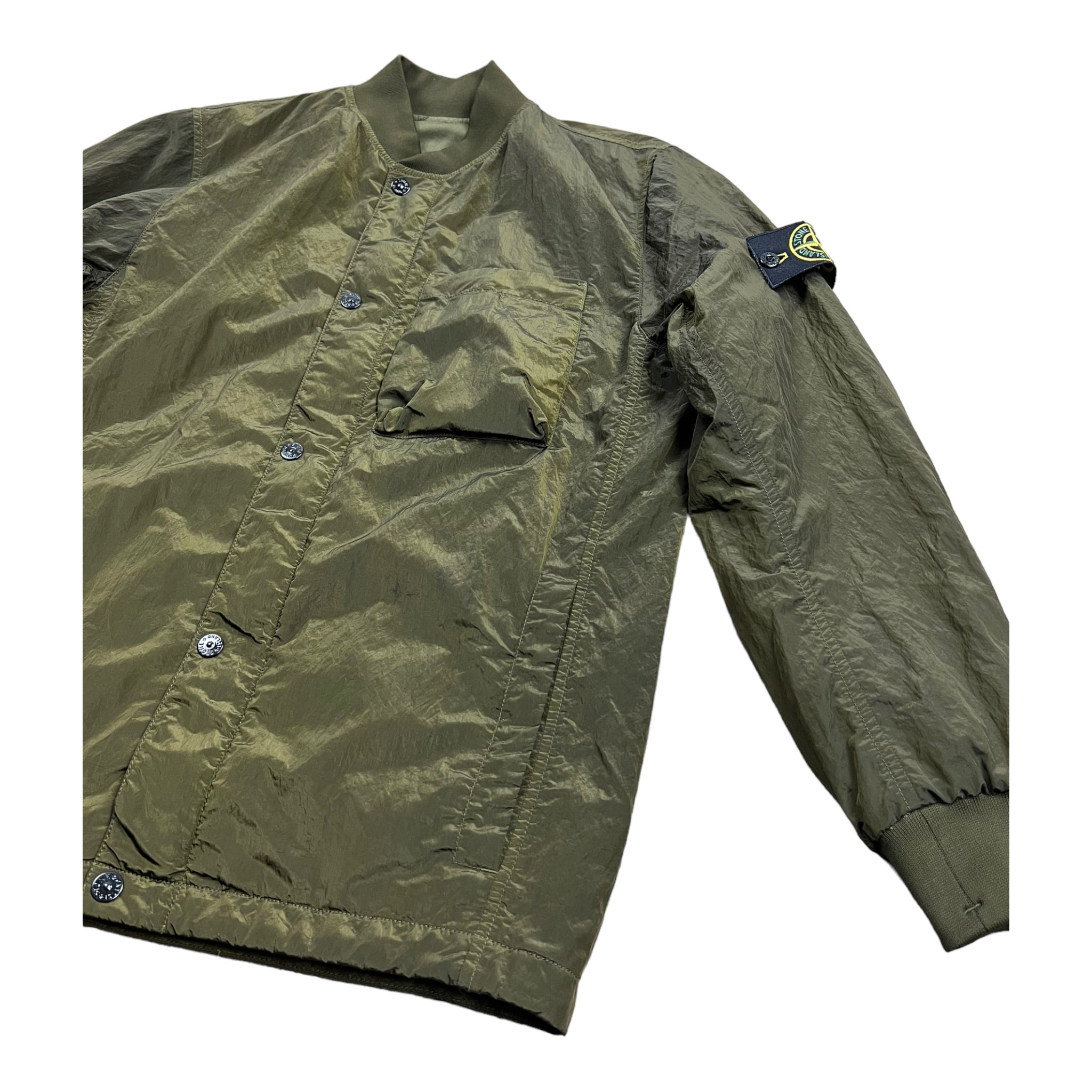 VESTE RÉVERSIBLE STONE ISLAND NYLON MÉTAL - NB08