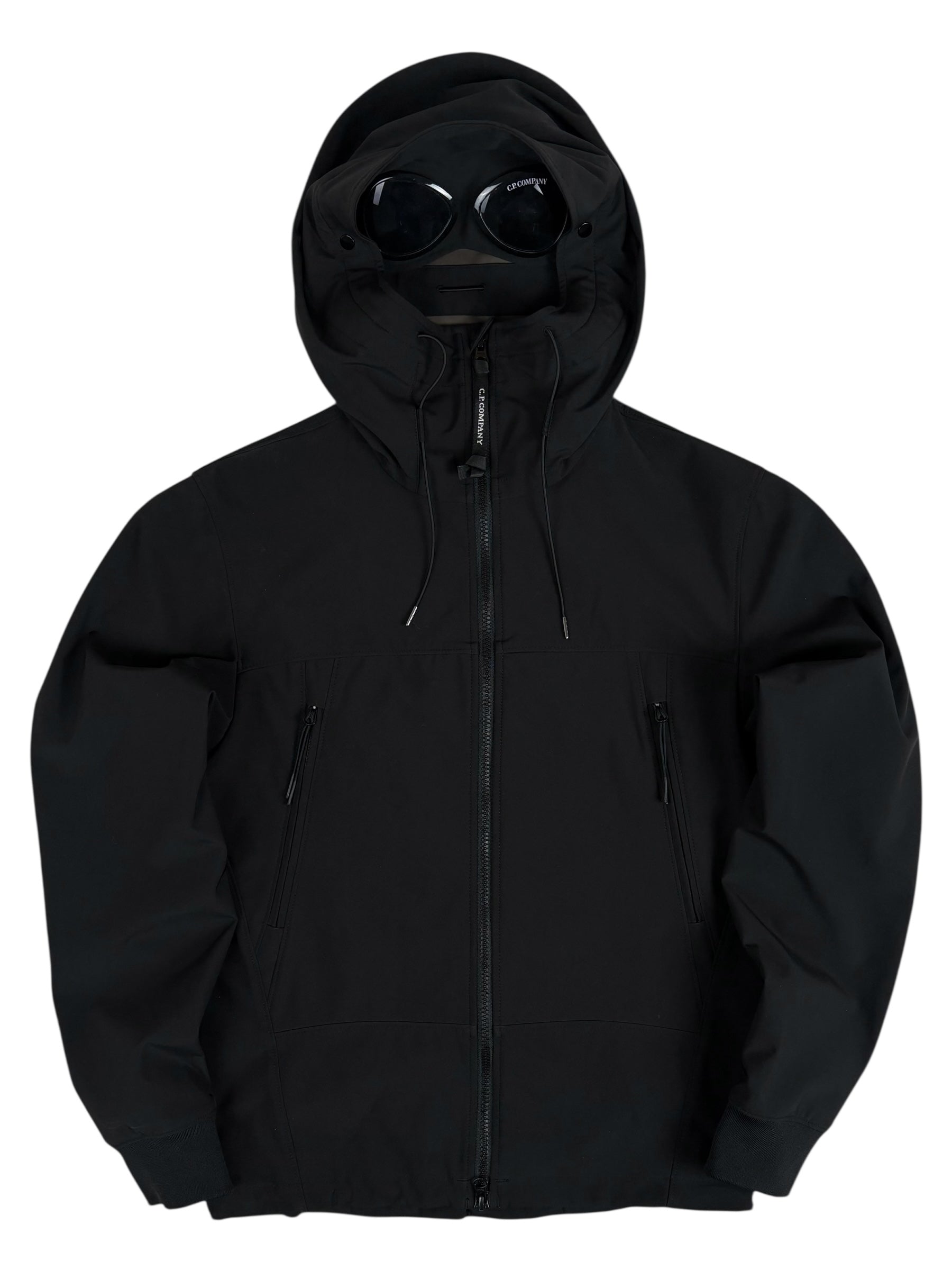 VESTE C.P COMPANY SHELL GOGGLE JACKET - NOIR - TAILLE 46