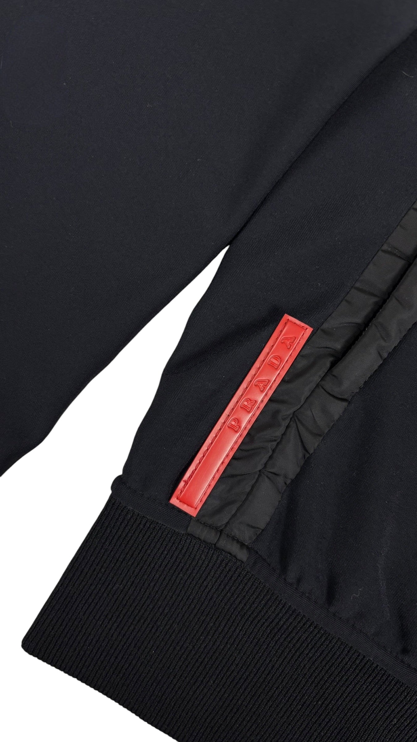 Gilet Prada Nylon Linea Rossa noir taille M - vue 2/6