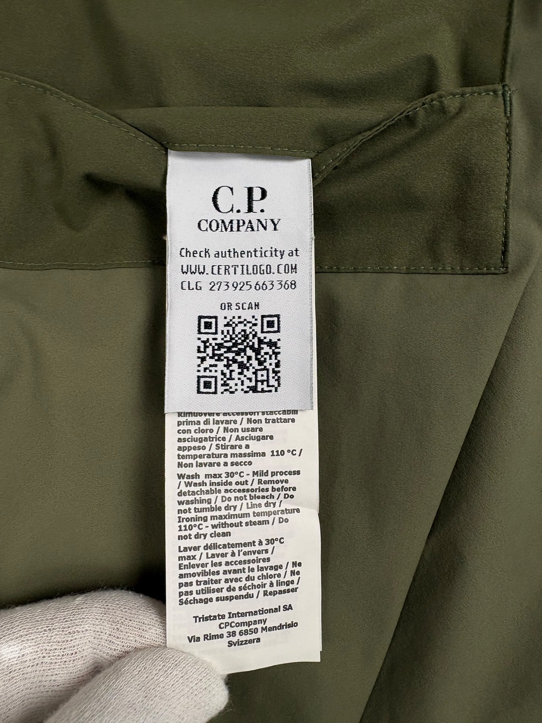 VESTE C.P COMPANY PRO TEK - KAKI - TAILLE 52
