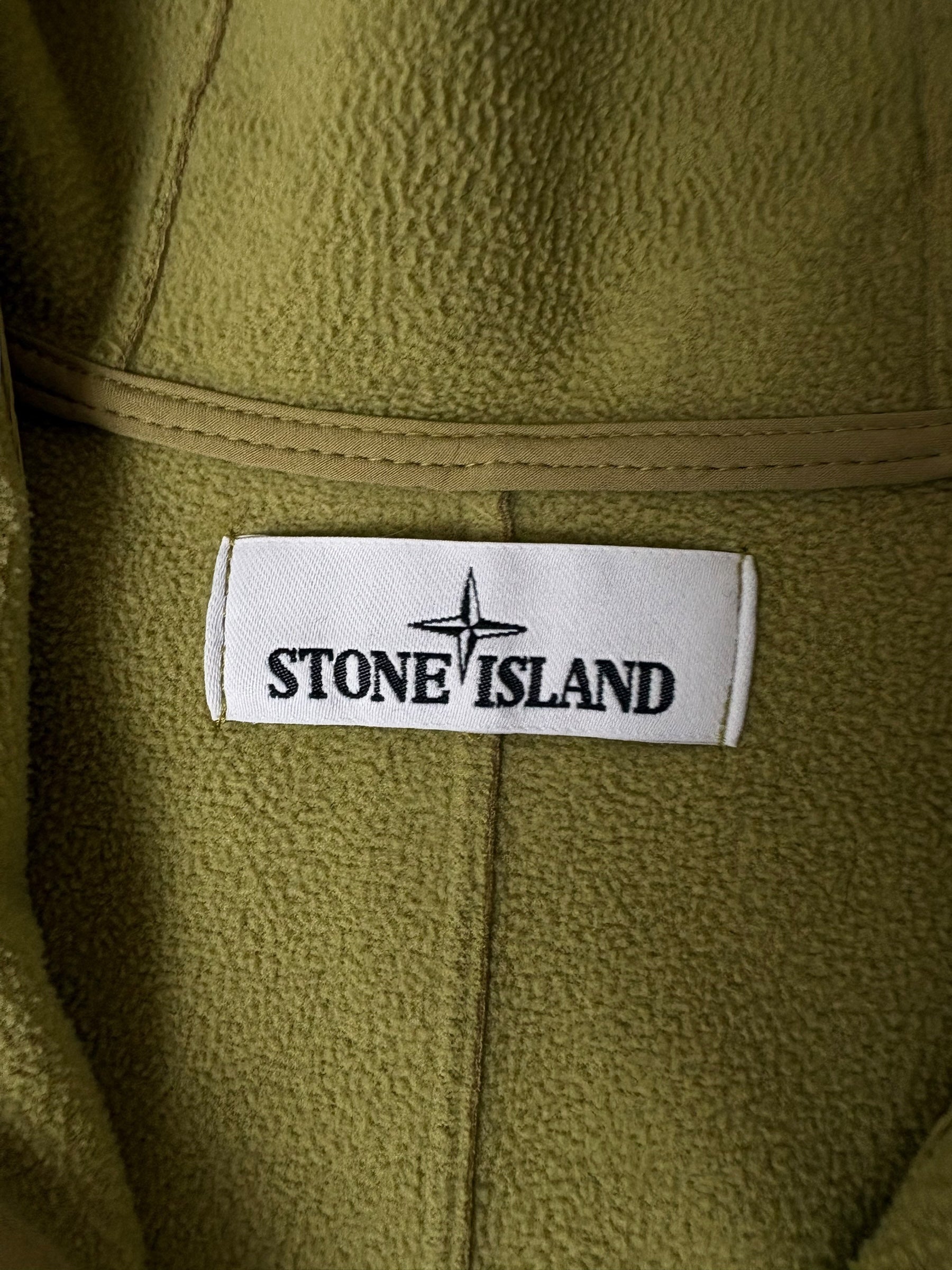 VESTE STONE ISLAND SOFT SHELL-R - JAUNE- TAILLE S