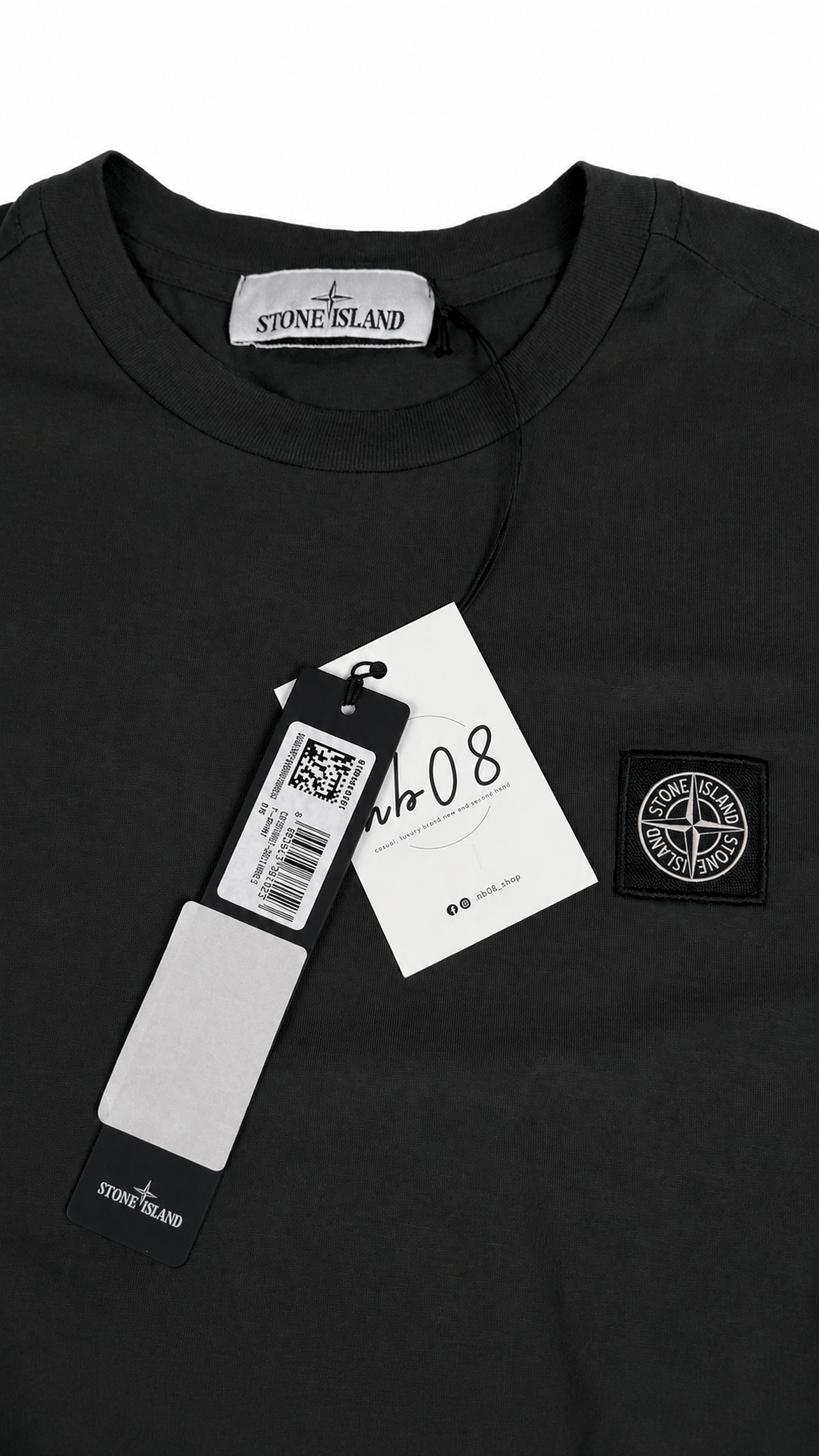 Tee-shirt Stone Island gris taille S Collection 2026 - vue 2/3