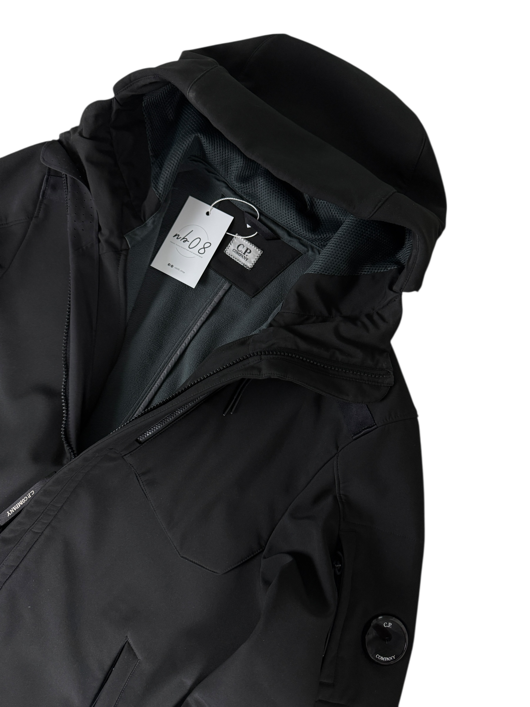 PARKA C.P COMPANY SHELL - NOIR - TAILLE 48