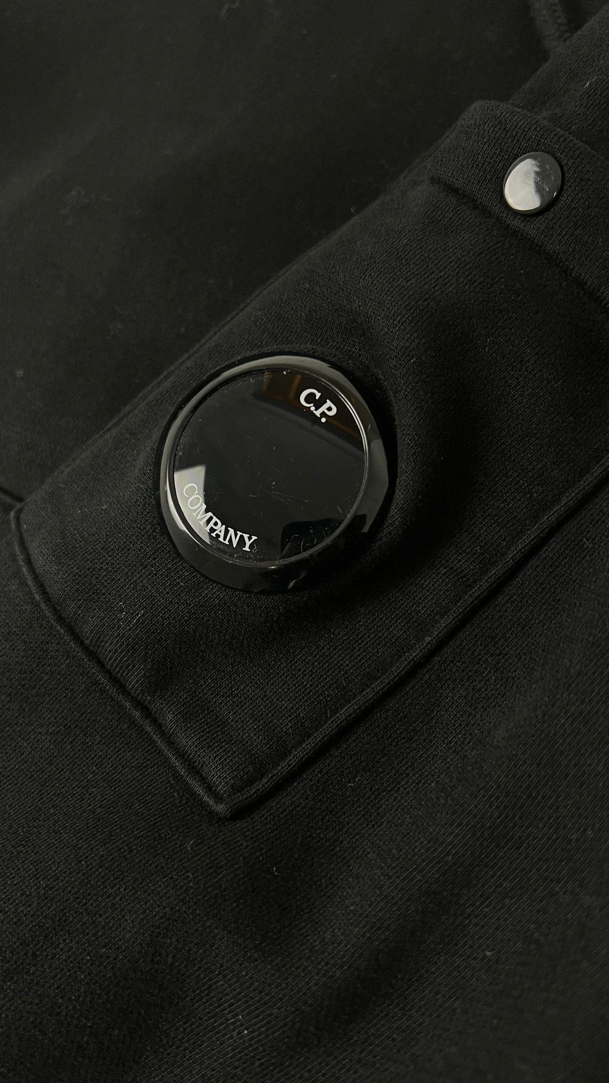 Sweat-shirt Hoodie C.P Company Lens, Noir, Taille M — photographie complémentaire 3