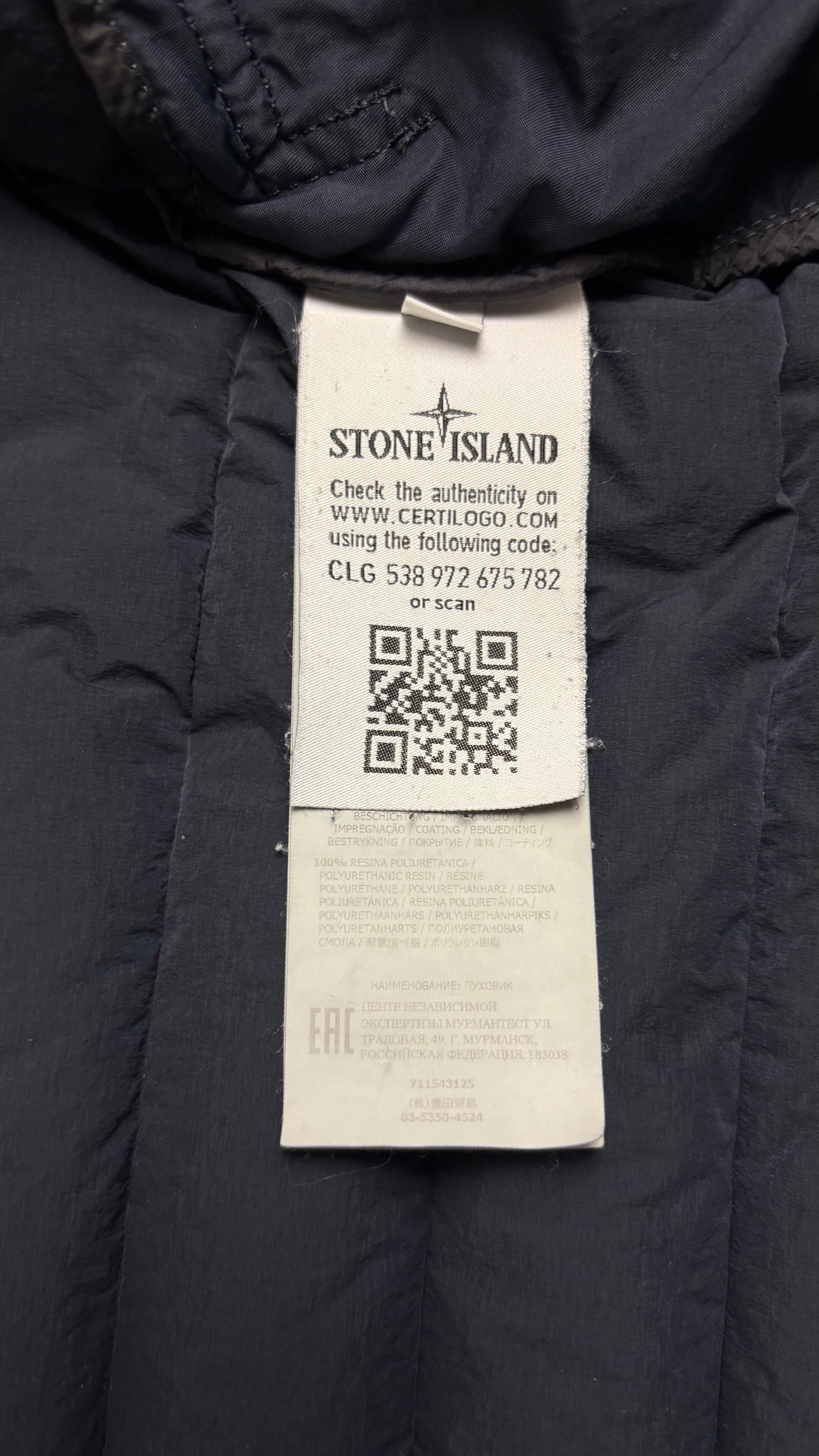 Doudoune Stone Island Loom Woven marine taille M - vue 5/5