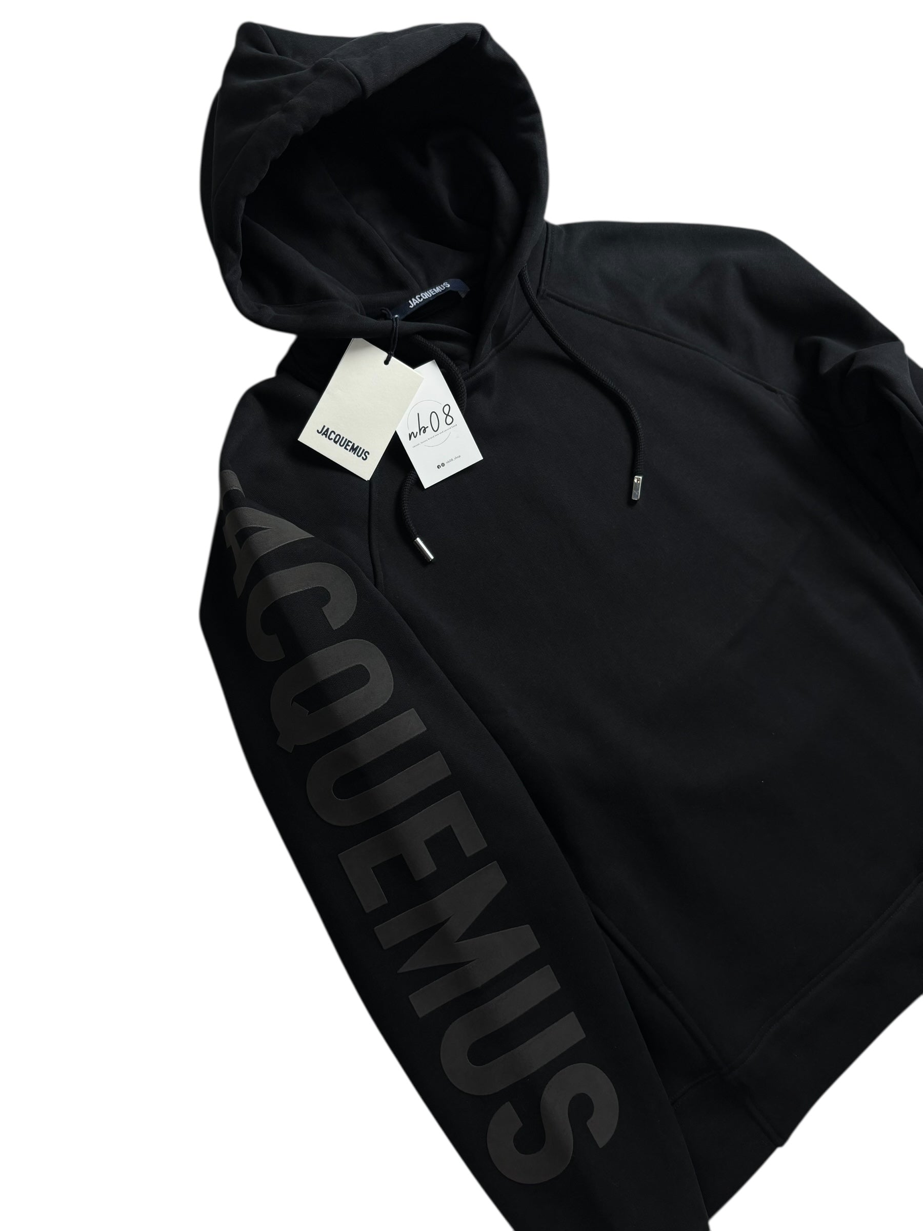 HOODIE JACQUEMUS TYPO - NOIR - NEUF