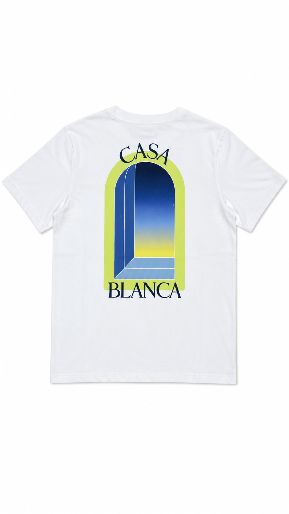 T-shirt Square Logo Casablanca - Blanc - Neuf