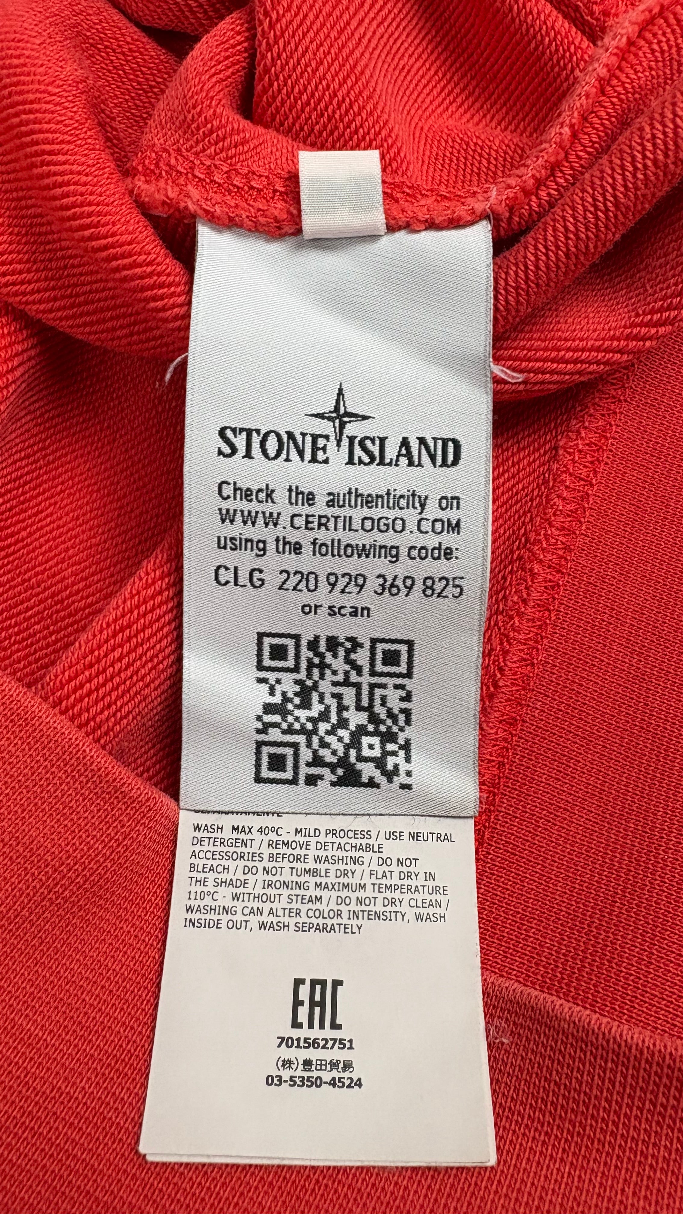 Pull Crewneck Stone Island corail taille S - vue 4/4