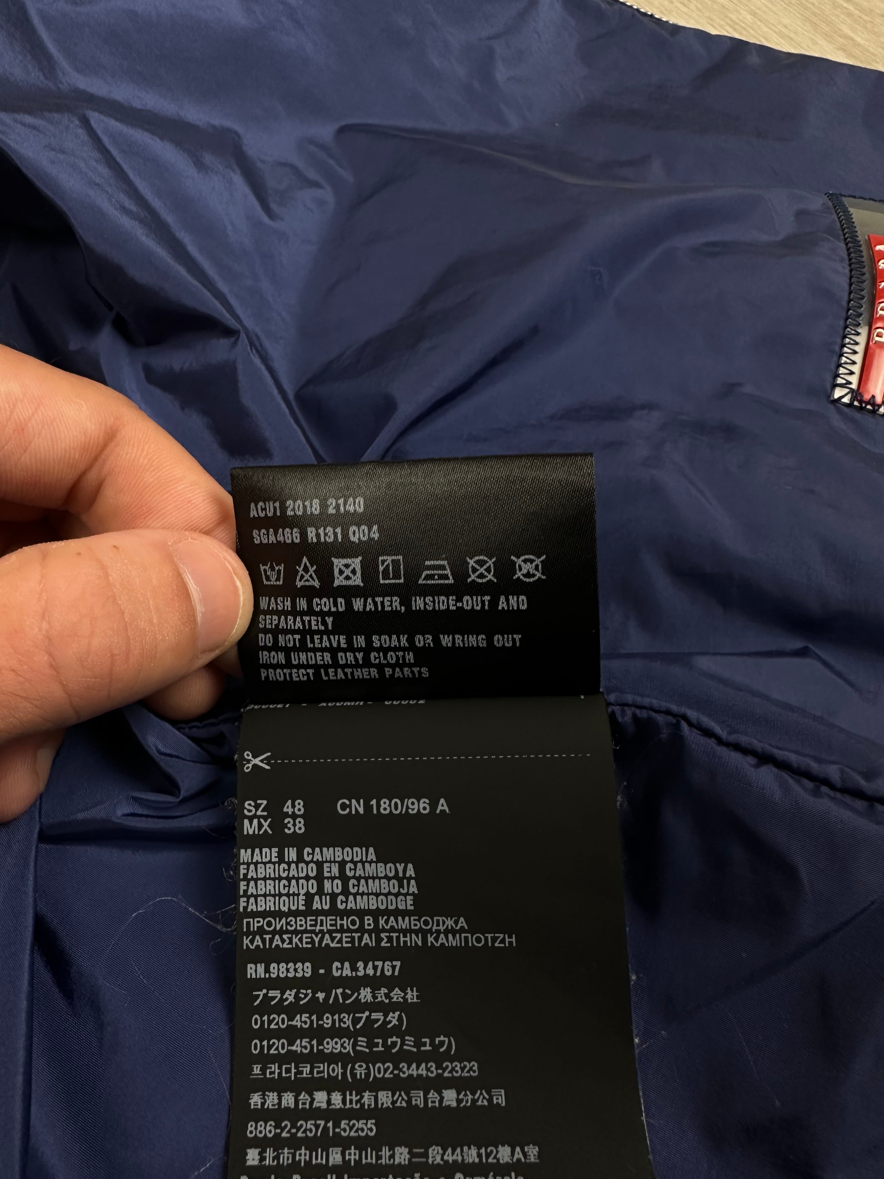 VESTE PRADA - BLEU - TAILLE 48