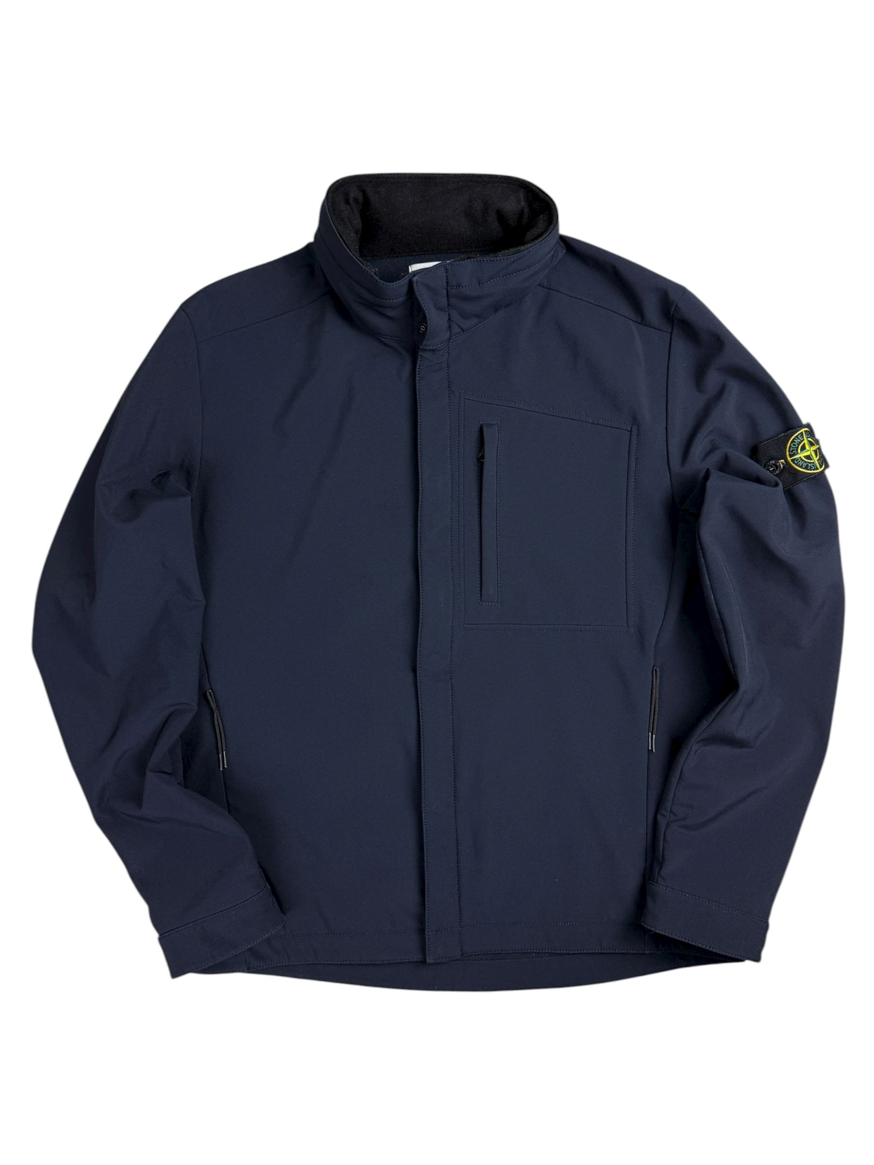 VESTE STONE ISLAND SOFT SHELL-R - MARINE - TAILLE L