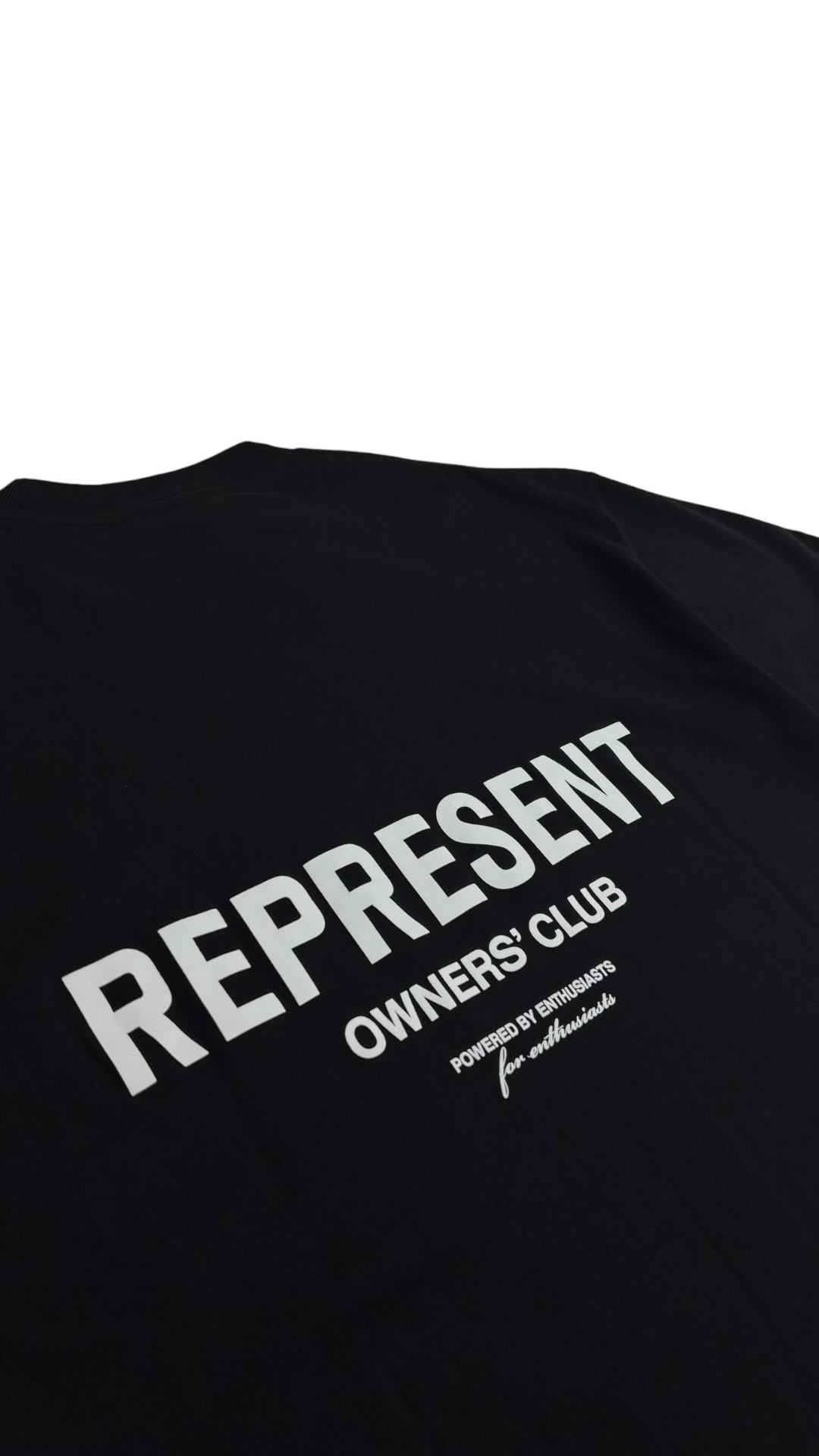 T-shirt Represent noir neuf collection 2026 - vue 5/6