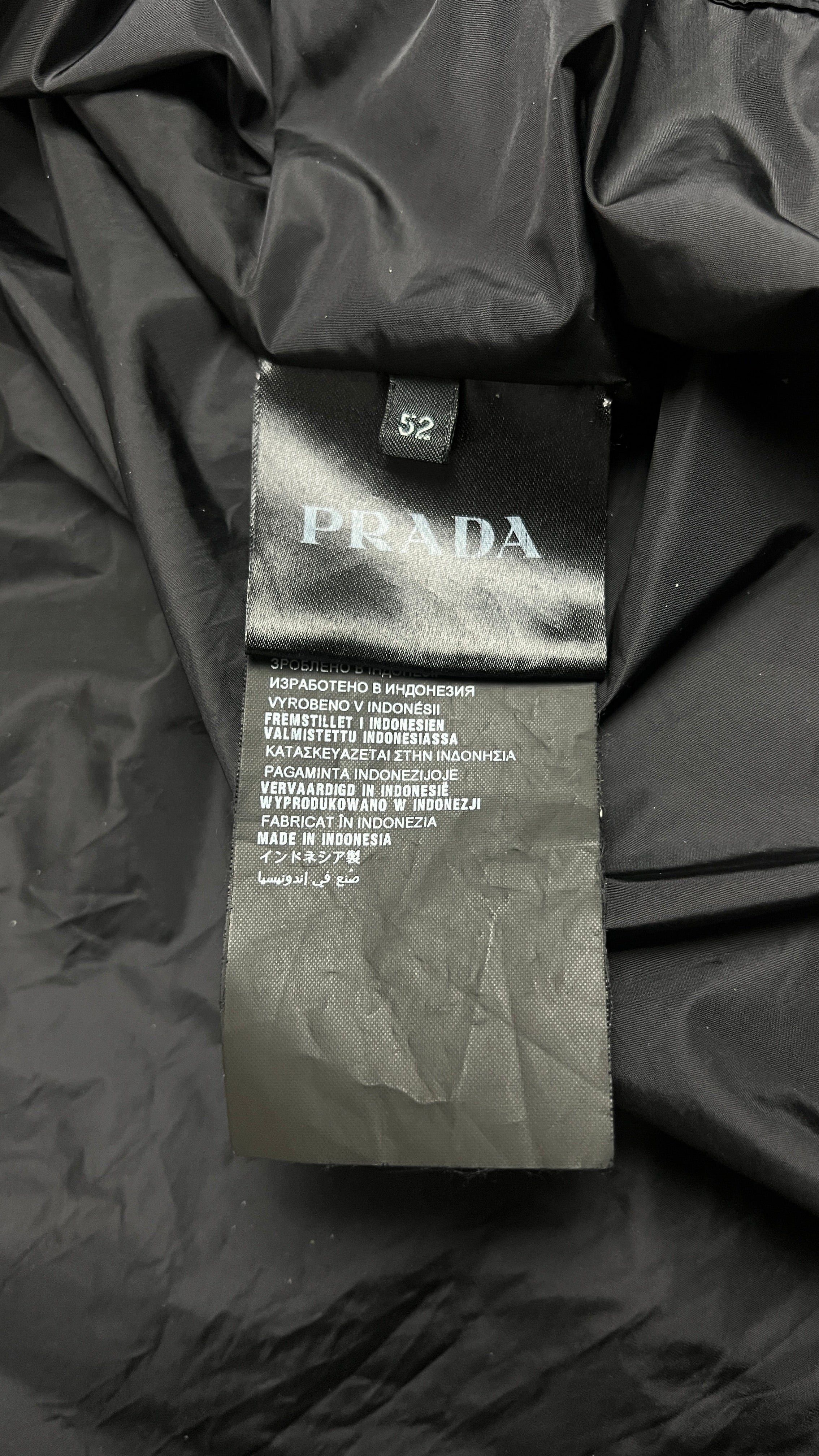 Veste Prada Nylon - Noir - Taille 52