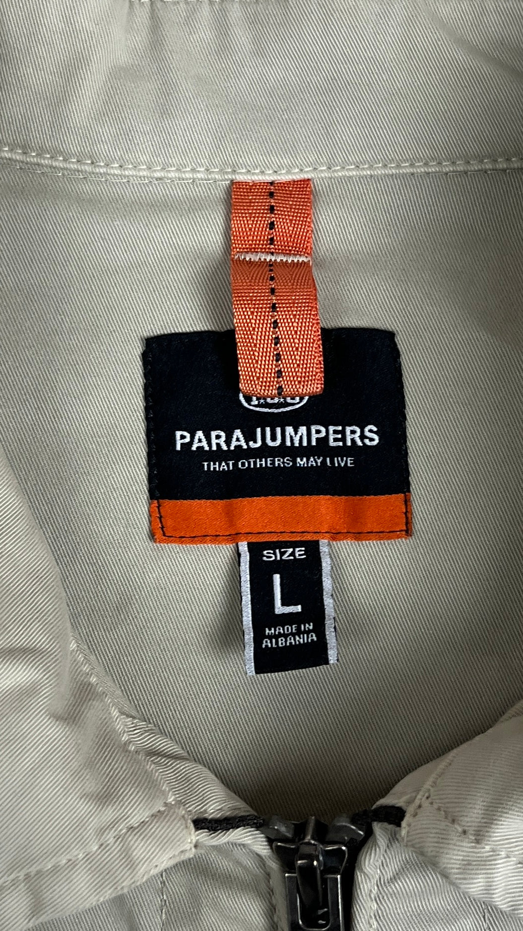 Surchemise Zippée Parajumpers à Poches Plaquées Beige Taille L – photo complémentaire 2 – NB08 Shop