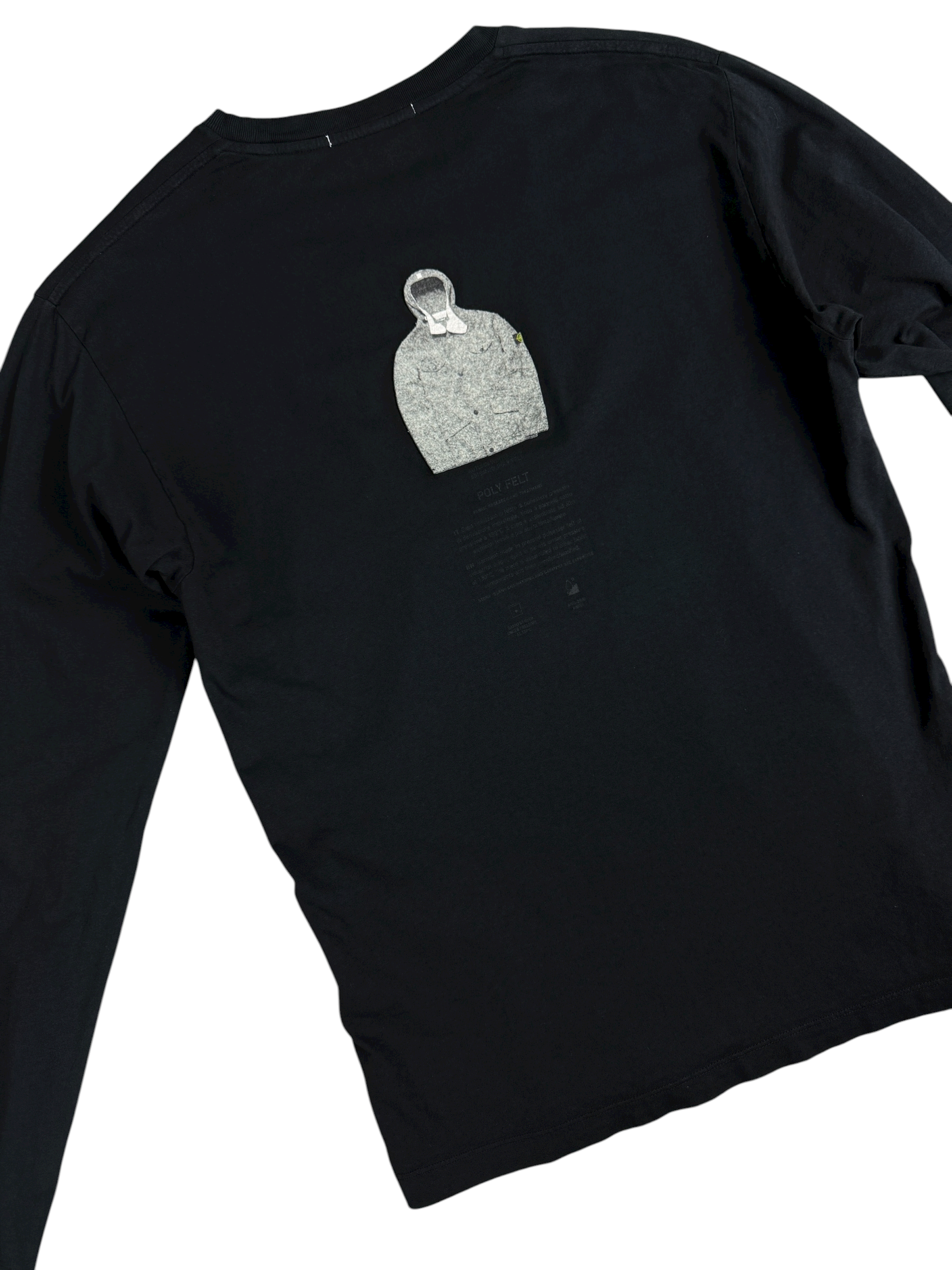 TEE-SHIRT MANCHE LONGUE STONE ISLAND ARCHIVIO - NOIR - TAILLE M