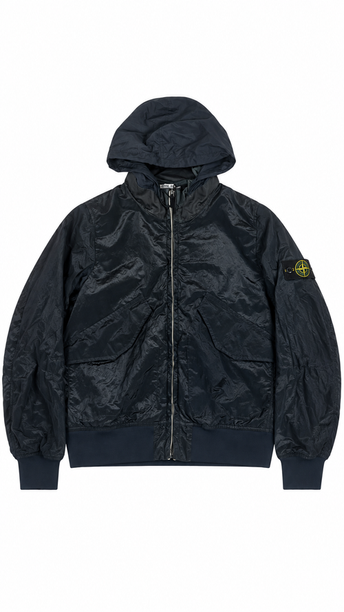 Veste à Capuche Stone Island Junior Nylon - Marine - Taille 14 ans