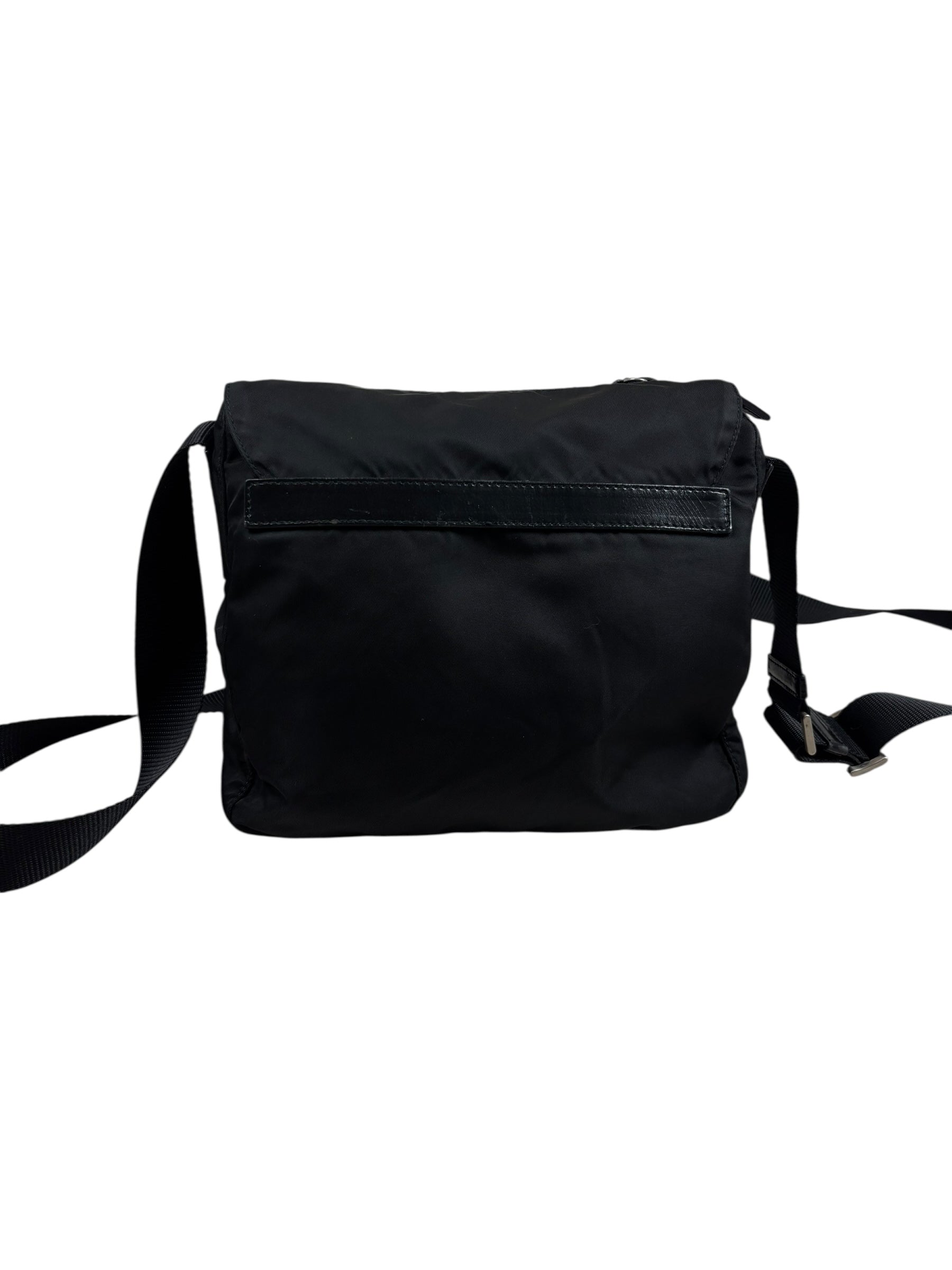 SACOCHE PRADA MESSENGER NYLON - NOIR - TAILLE UNI