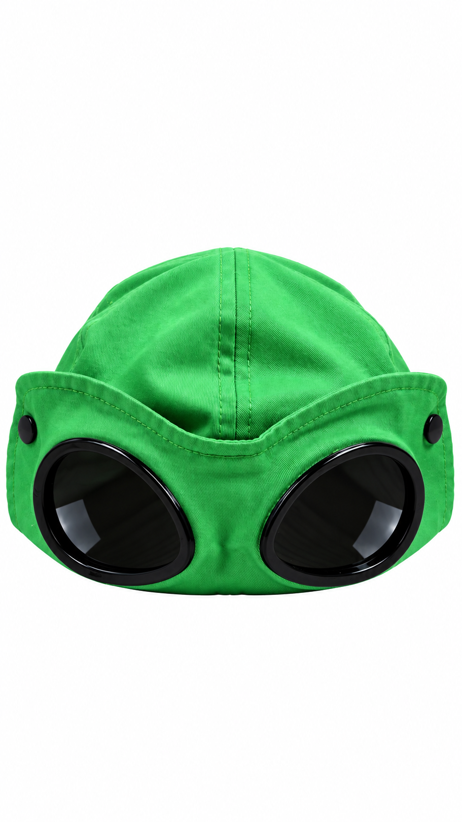 Casquette C.P Company Junior Goggle Gabardine - Vert - Taille M