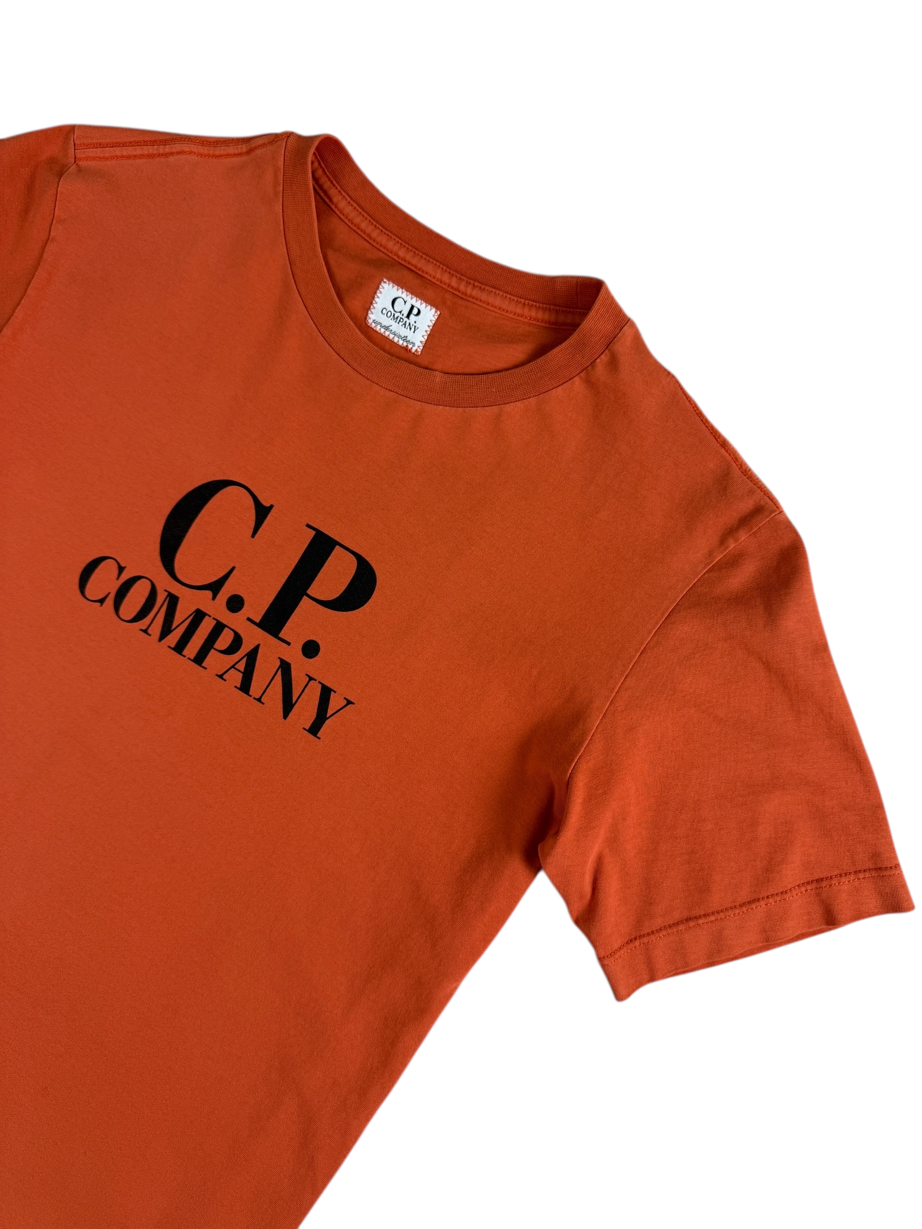 TEE-SHIRT C.P COMPANY - ORANGE - TAILLE 12 ANS