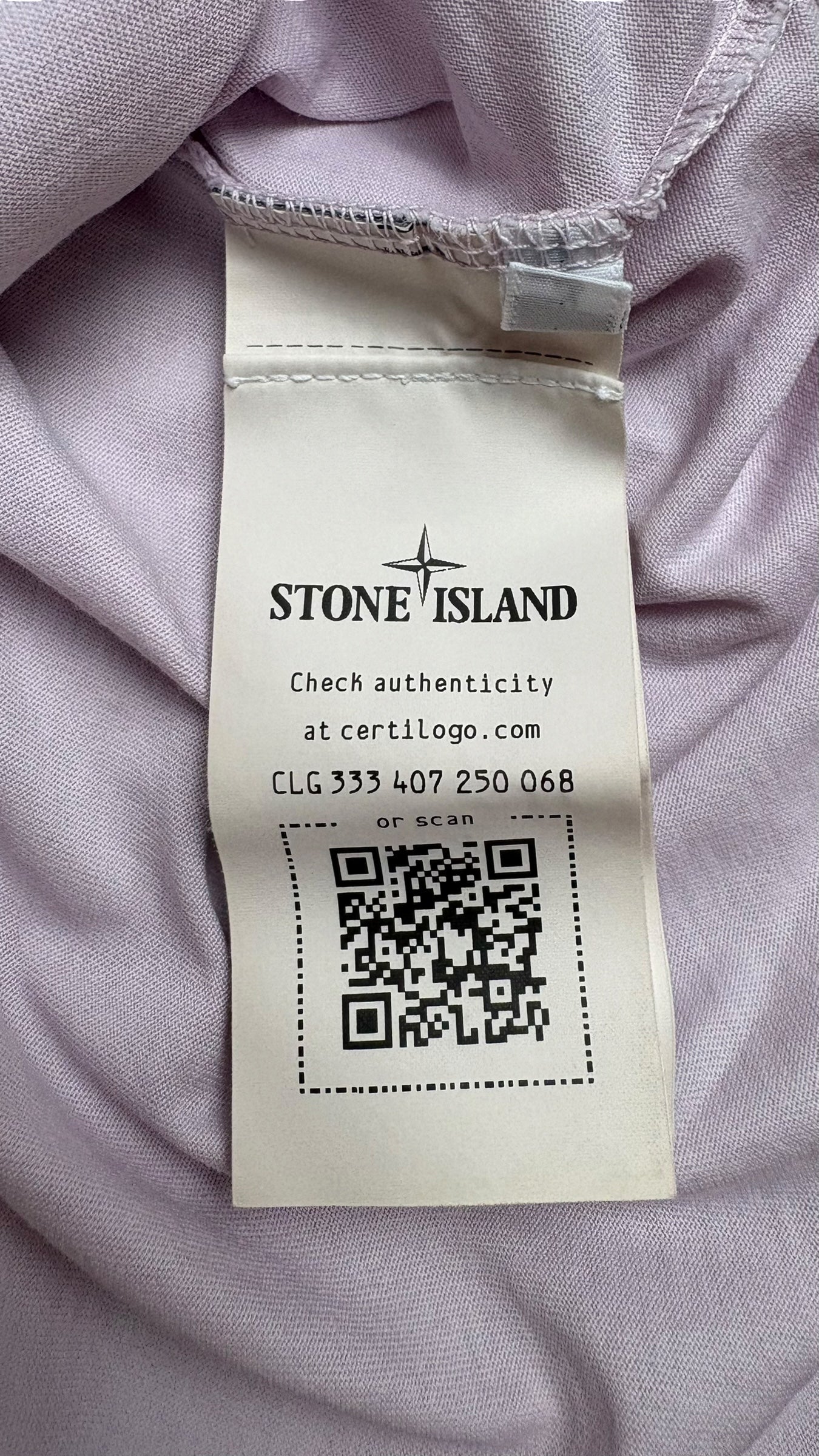 Tee-shirt Stone Island - Lila - Taille S