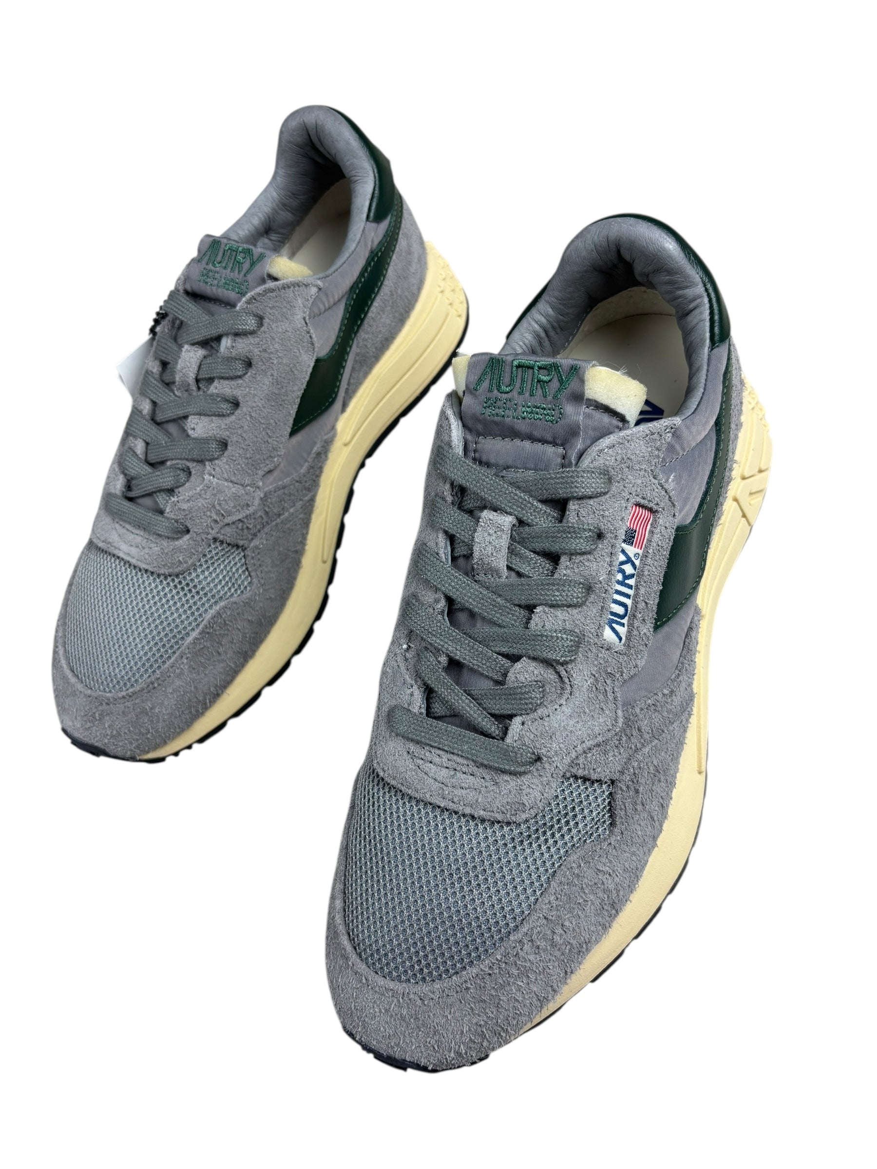 SNEAKERS AUTRY REELWIND LOWN MAN SUEDE/NET NHTOWL/MOUN - NEUF