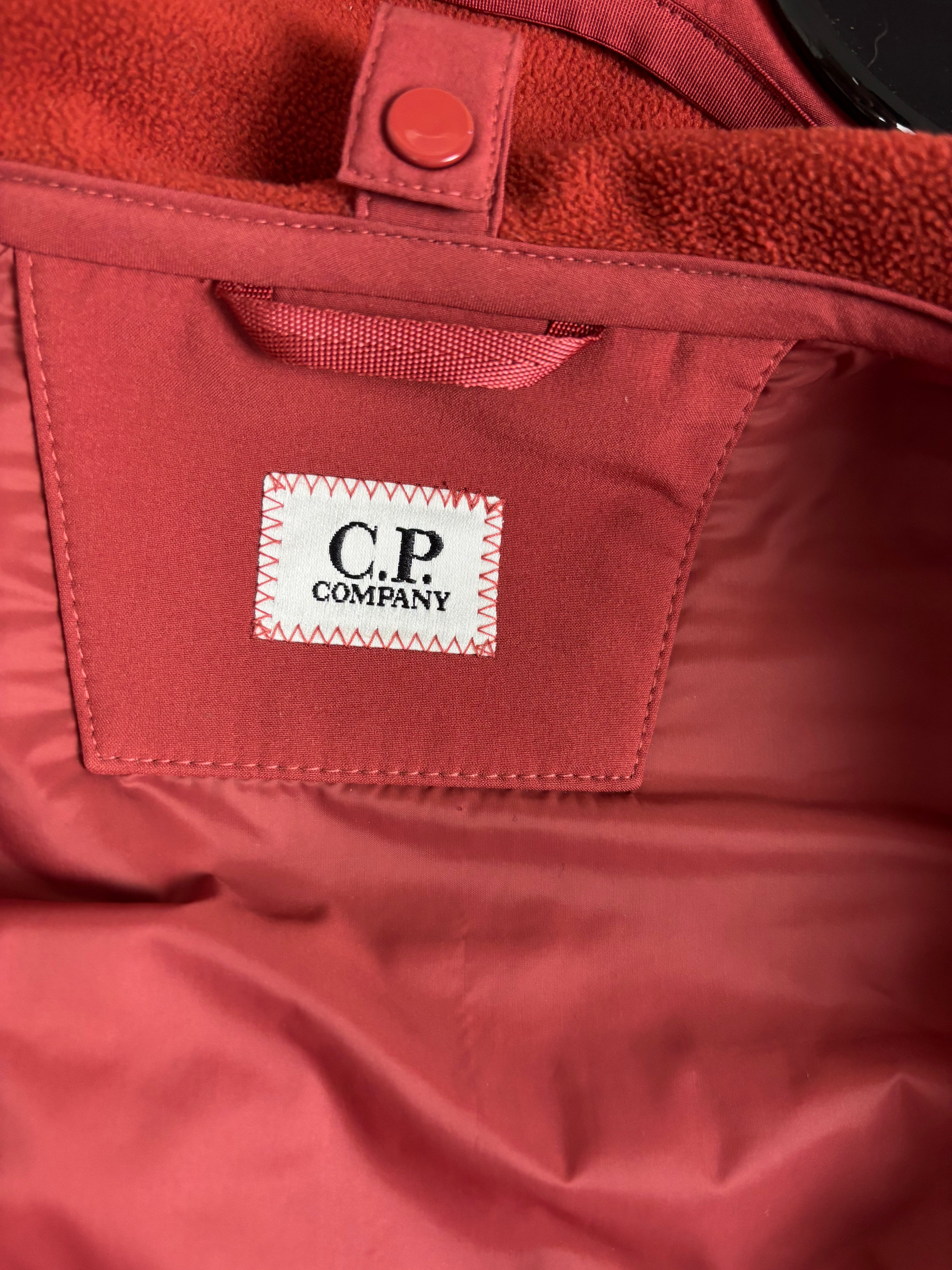 GILET C.P COMPANY SHELL-R GOGGLE JACKET - BORDEAUX - TAILLE 44