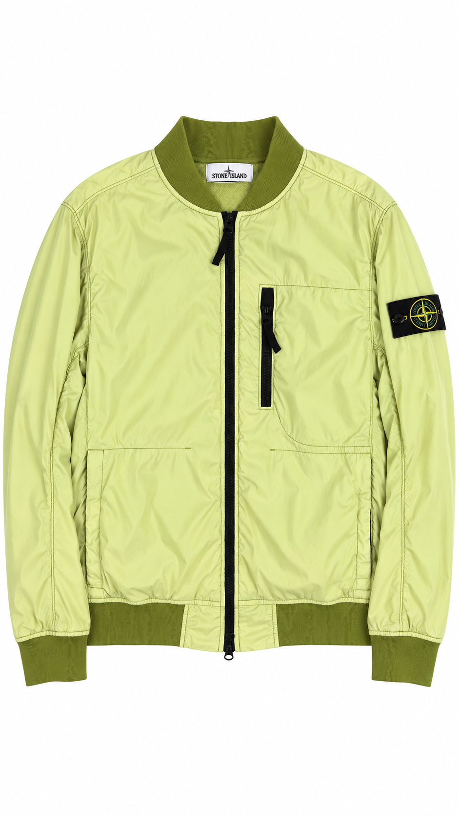 Veste Stone Island Skin Touch Nylon-TC Polartec Alpha, Jaune, Taille S — photographie principale