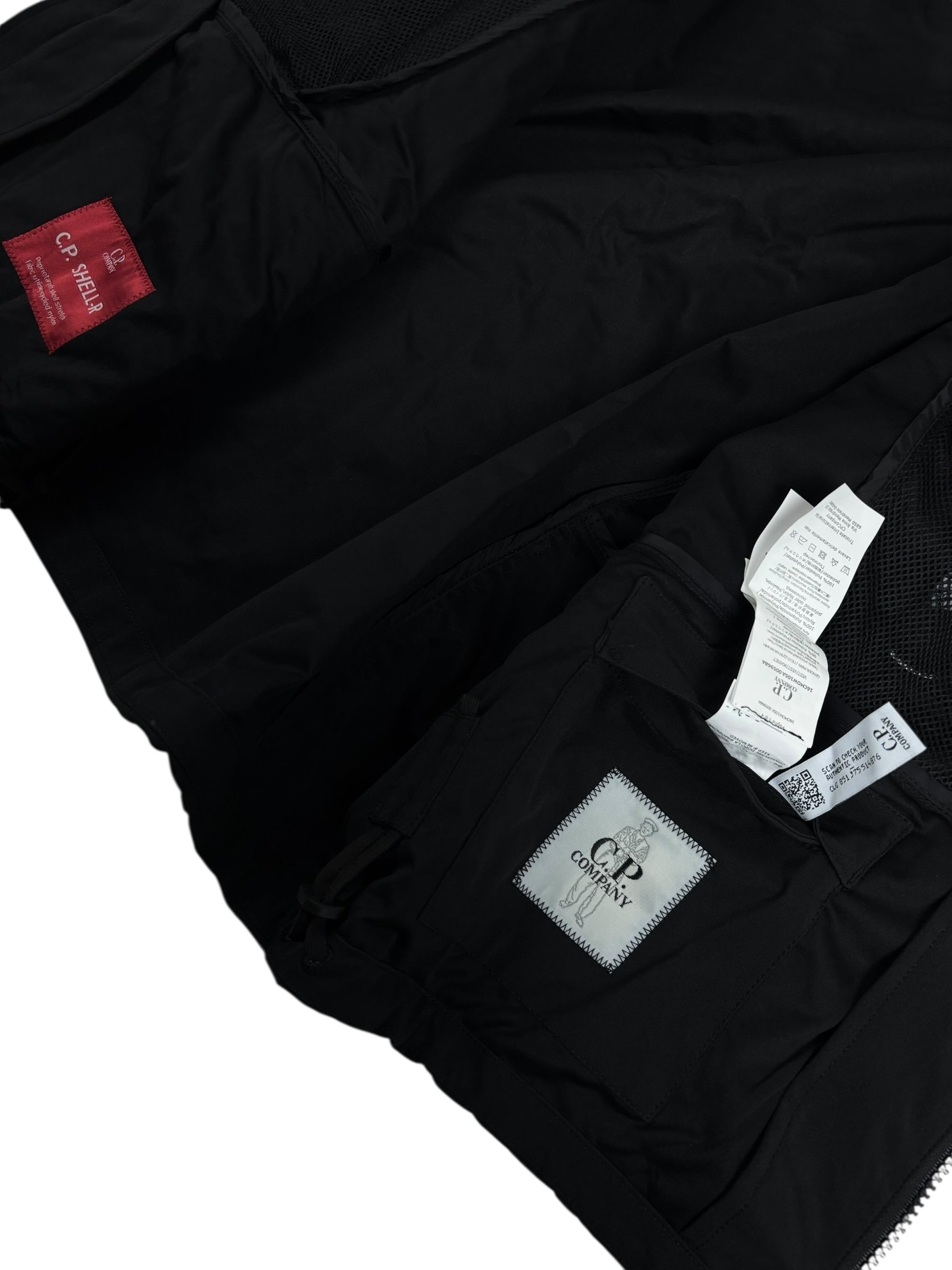 GILET C.P COMPANY SHELL-R - NOIR - TAILLE 50