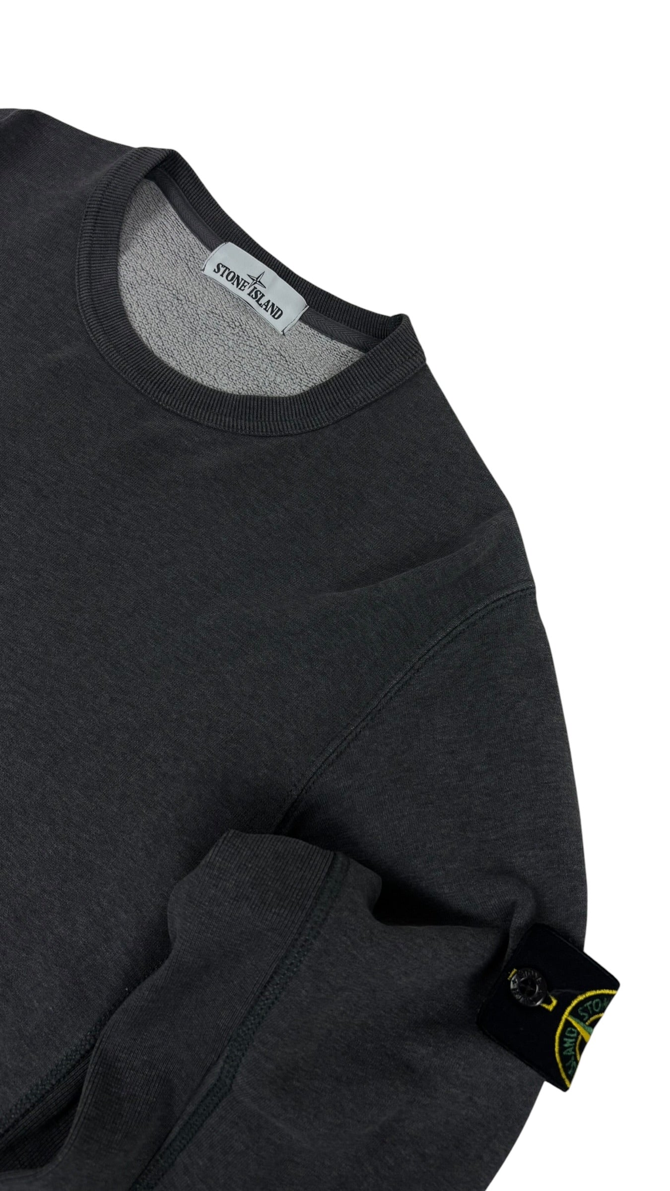 Pull crewneck Stone Island gris taille M - vue 2/4