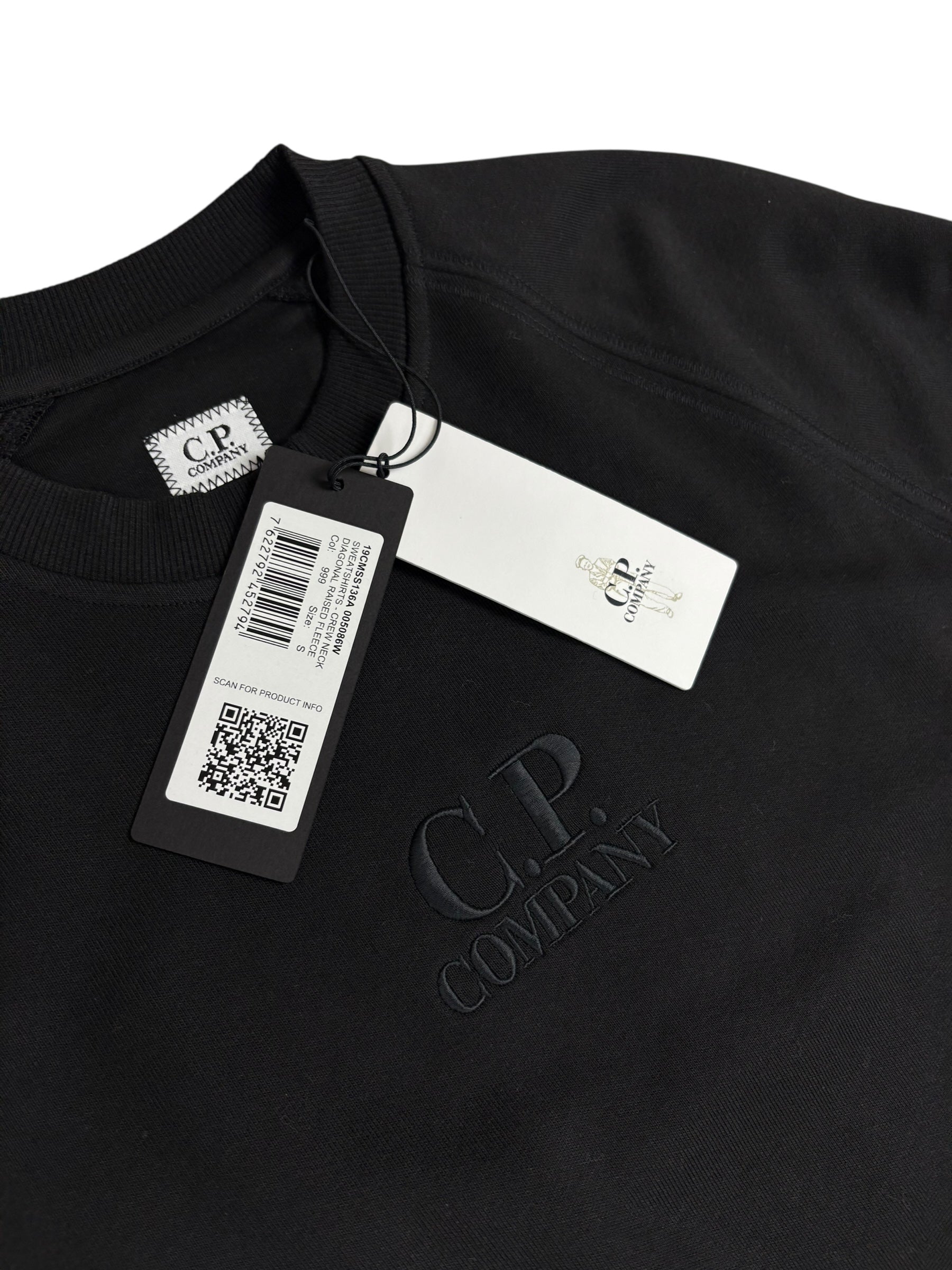 CREWNECK C.P COMPANY - NOIR - NEUF