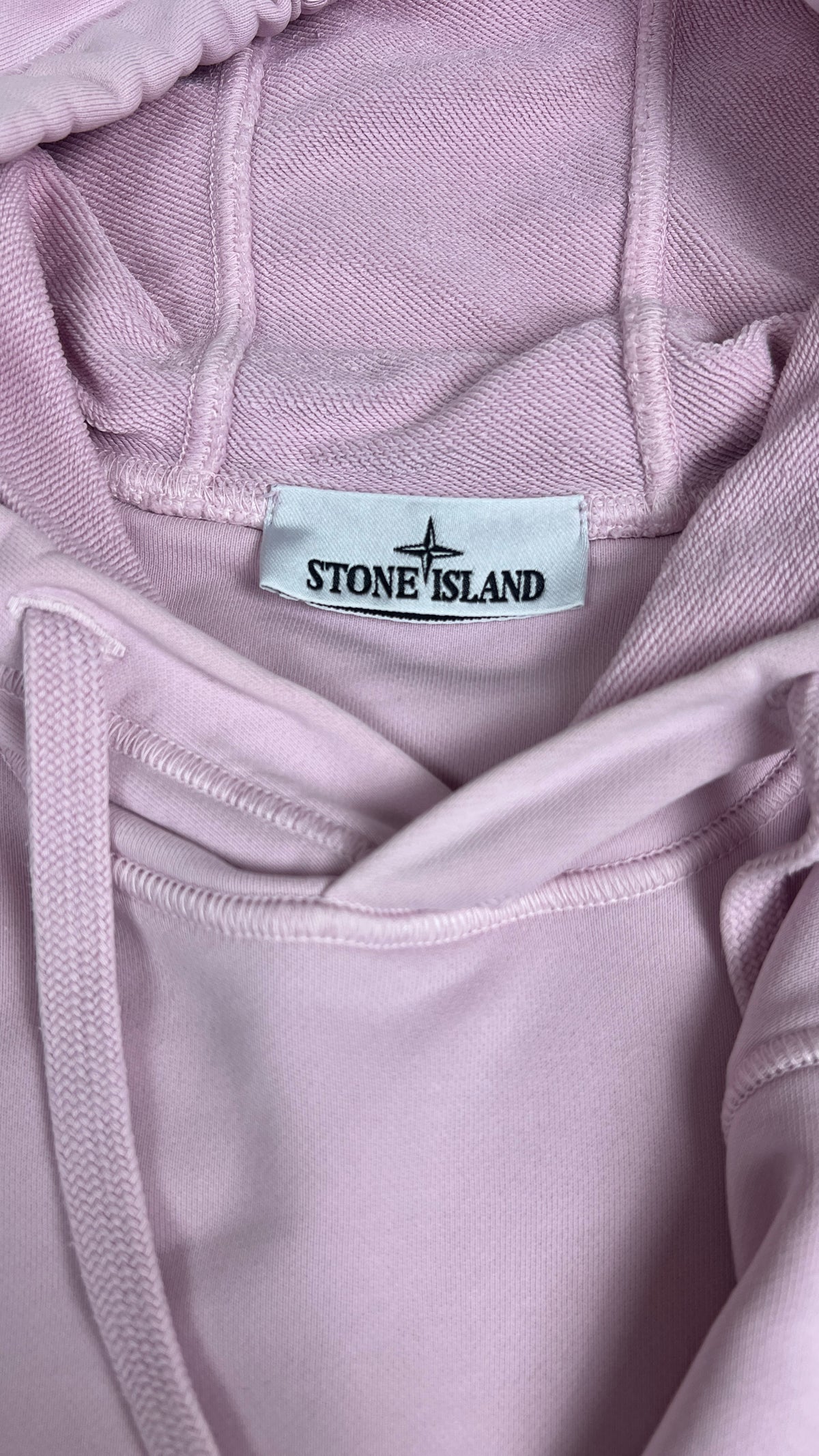 Sweat-shirt Hoodie Stone Island Cotton Fleece, Rose, Taille L — photographie complémentaire 4