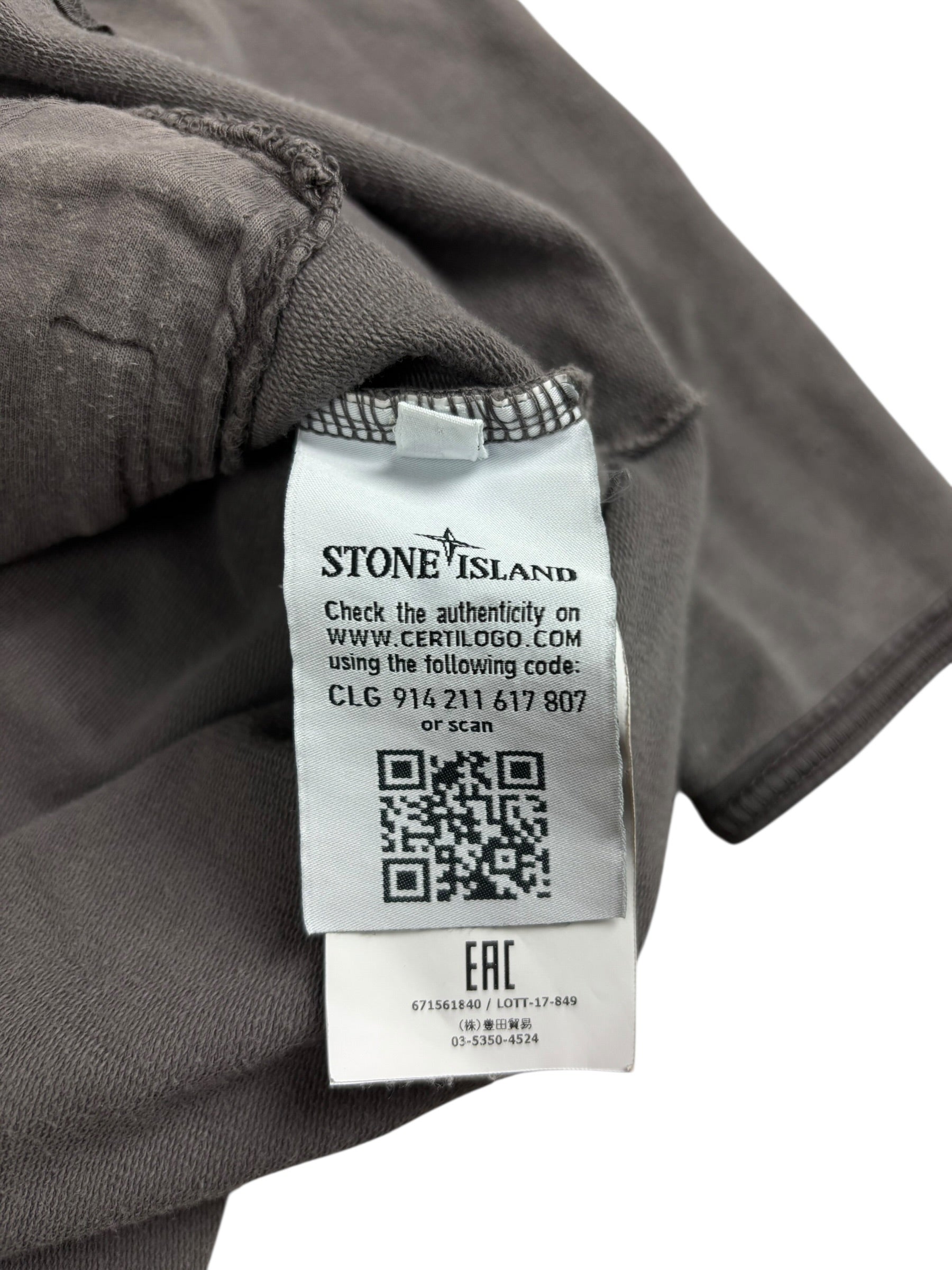 PULL STONE ISLAND GHOST - GRIS - TAILLE S