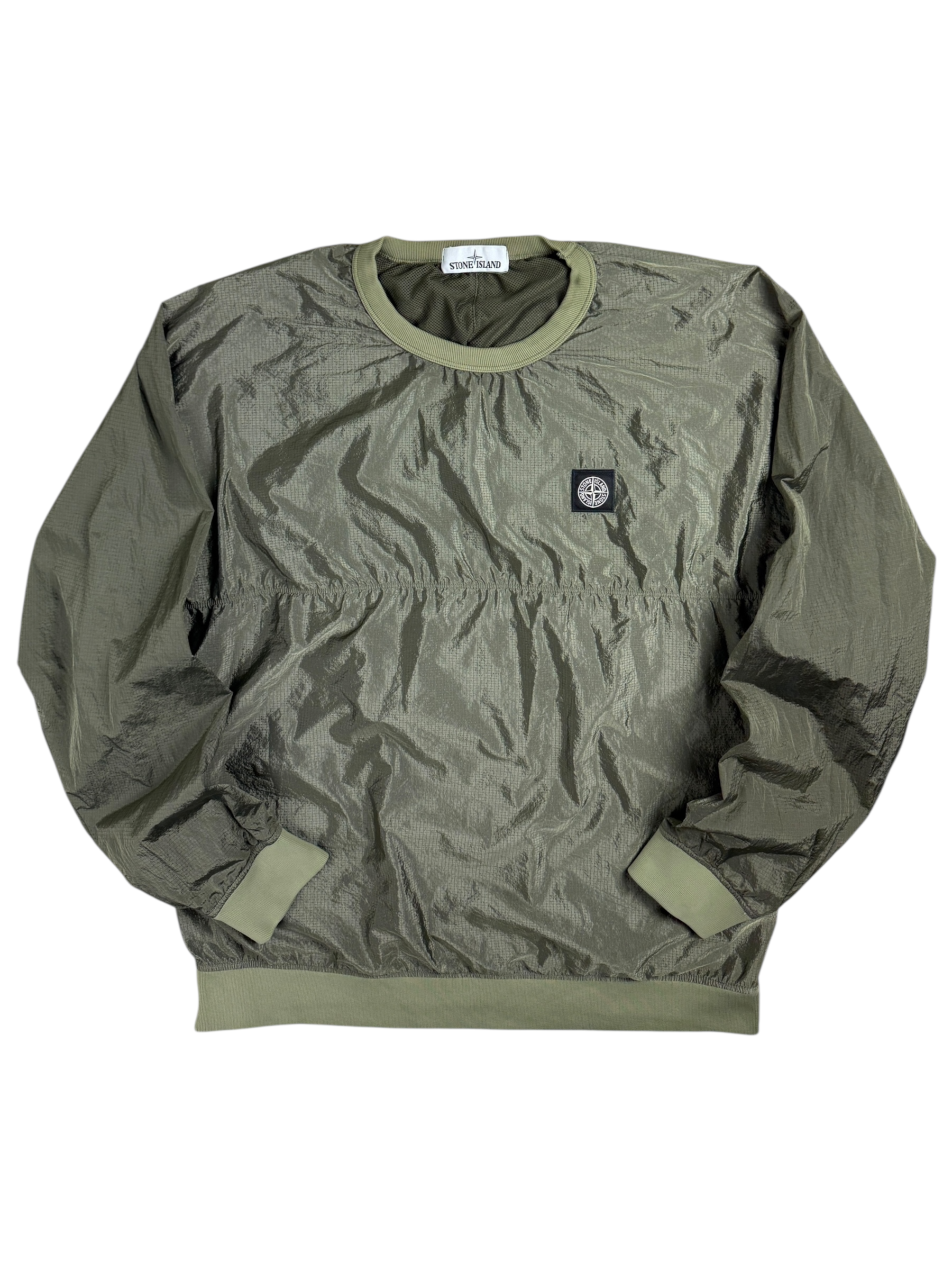 PULL STONE ISLAND NYLON MÉTAL - KAKI - TAILLE XL